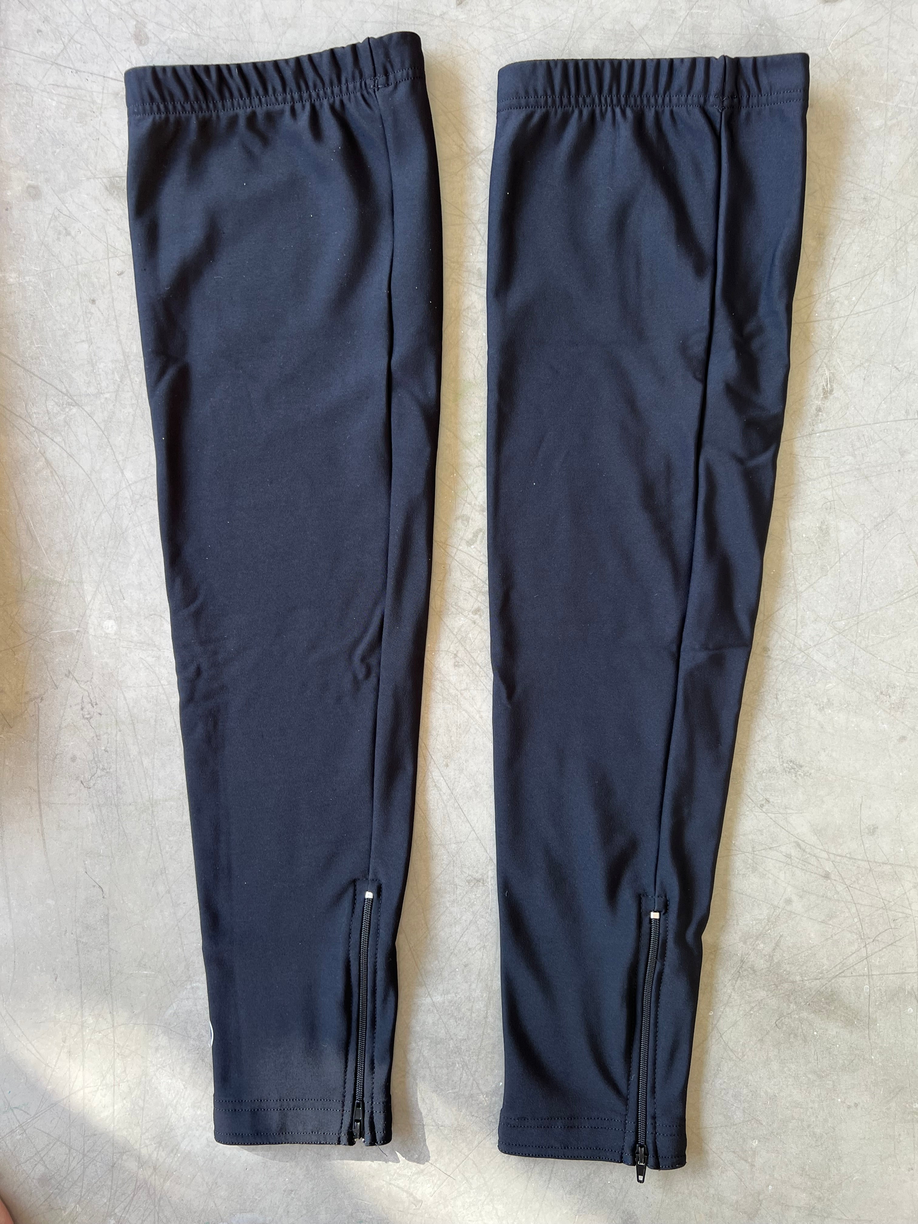 Lotto Soudal | Vermarc Black Zipped Leg Warmers | Rider-Issued Pro Team Kit