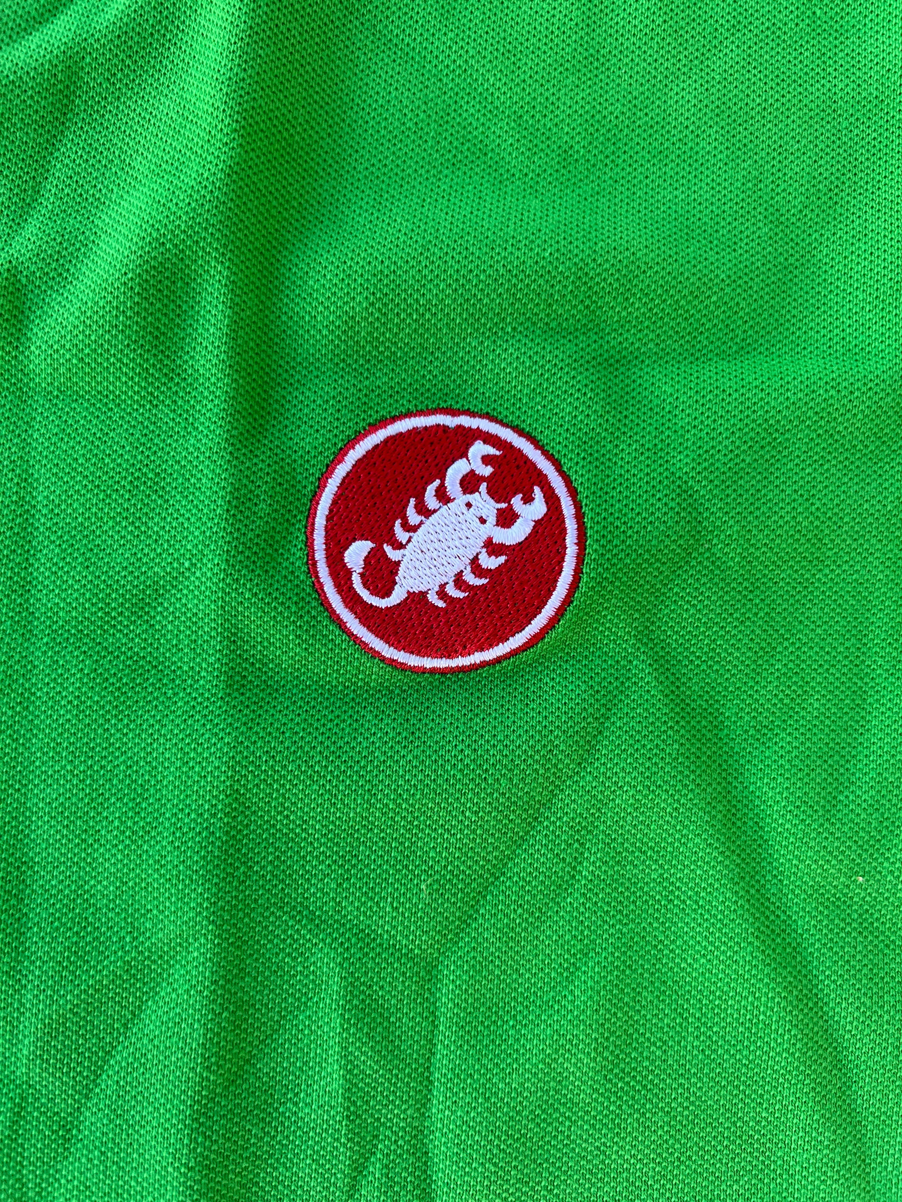 Cannondale Drapac | Castelli Men's Polo shirt | Green | XL | Rider-Issued Casual Pro Team Kit - Clearance