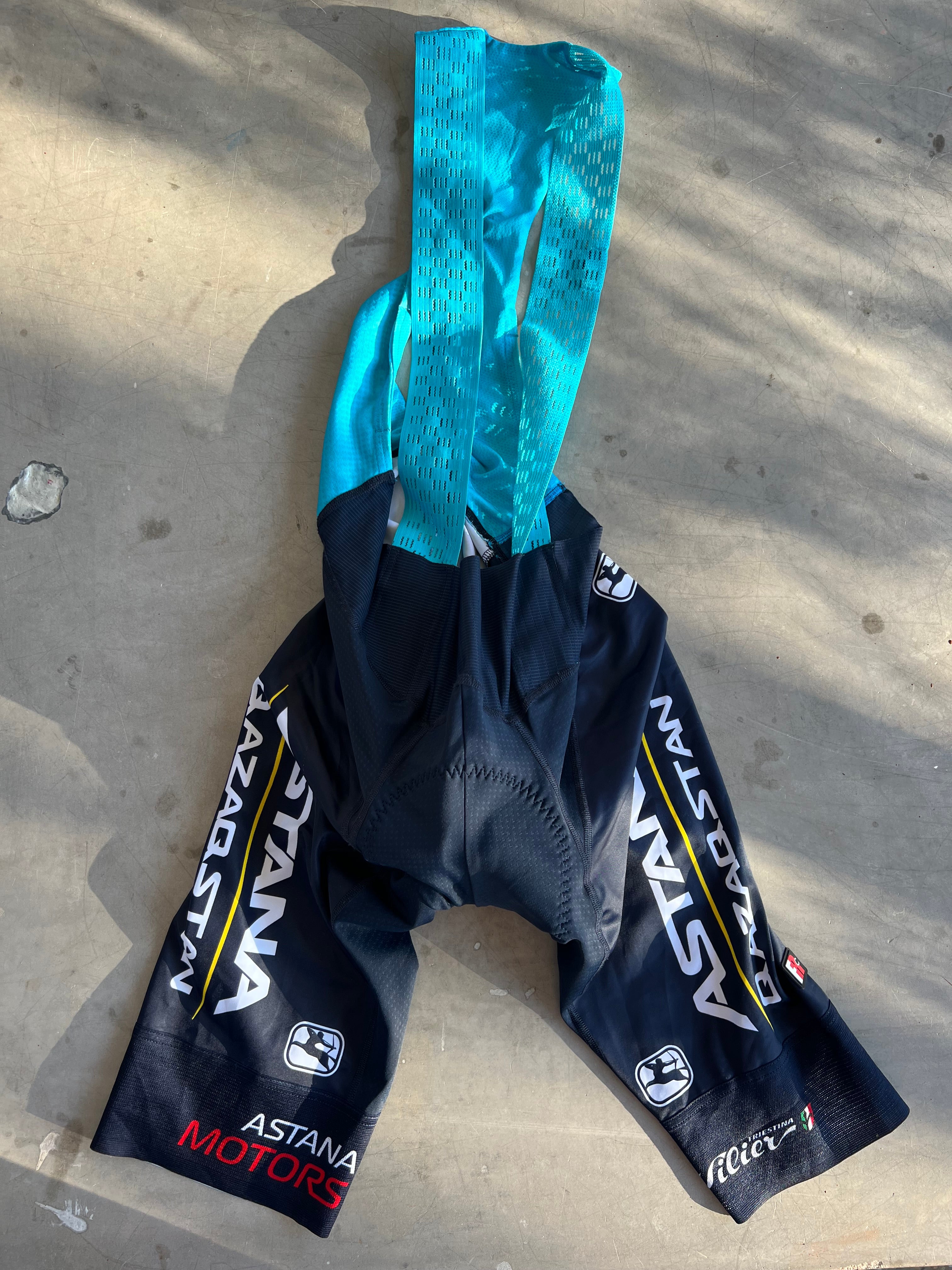Astana | Giordana Bundle - Thermal Jersey & Bibs | S | Rider-Issued Pro Team Kit