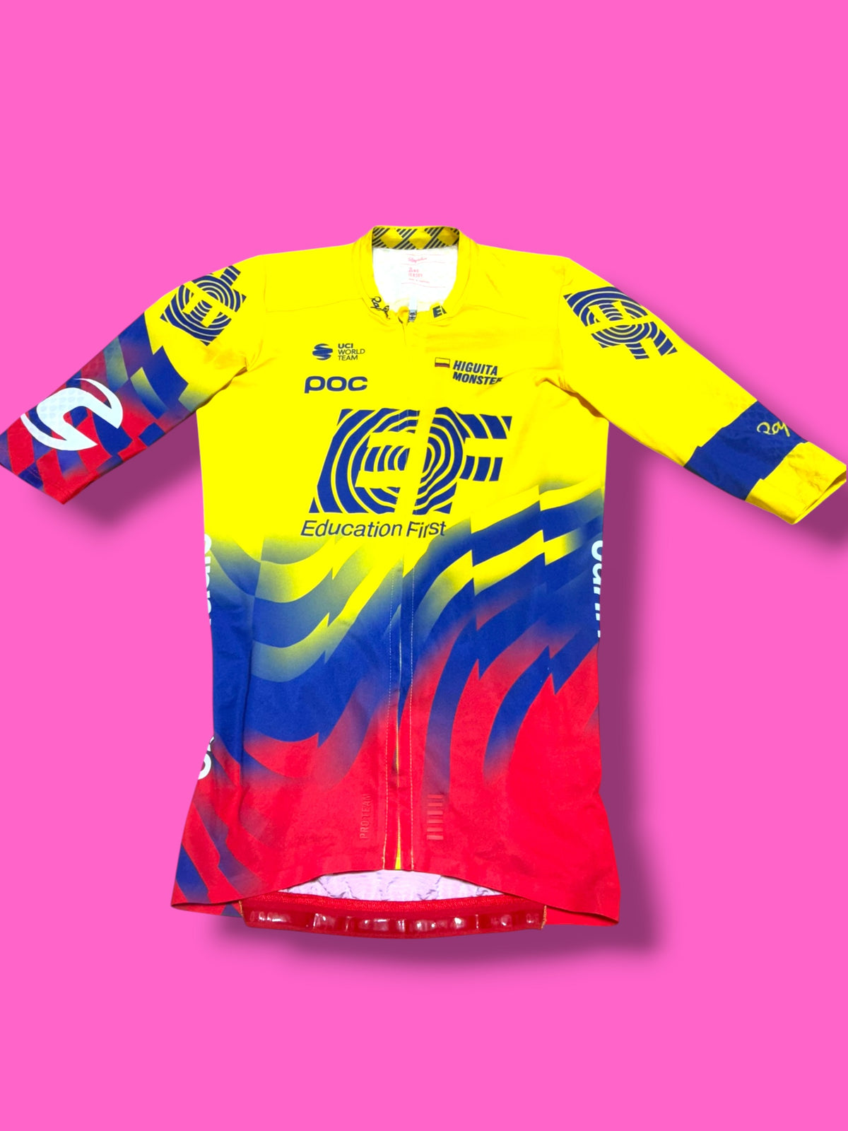 National Champion Jersey Sergio Higuita Colombian | EF Education First | Rapha Men's Pro Kit