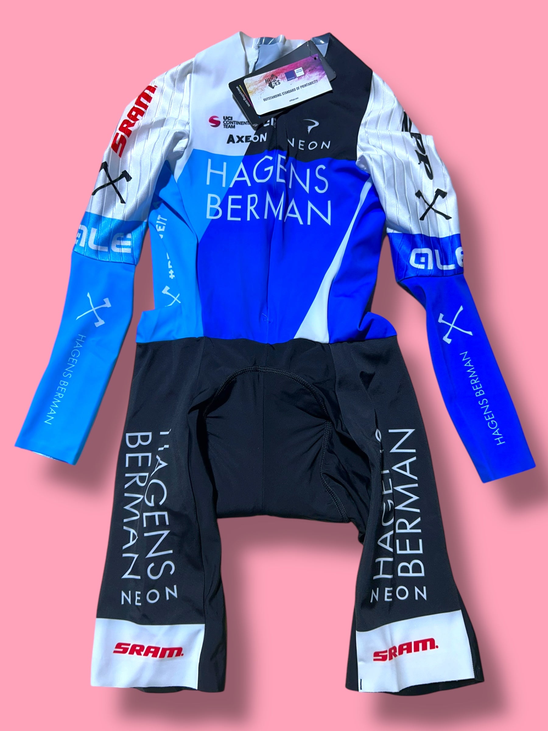 TT Suit Time Trial Aerosuit Rider Issued |Hagens Bermans Ale| Pro Cycling Kit