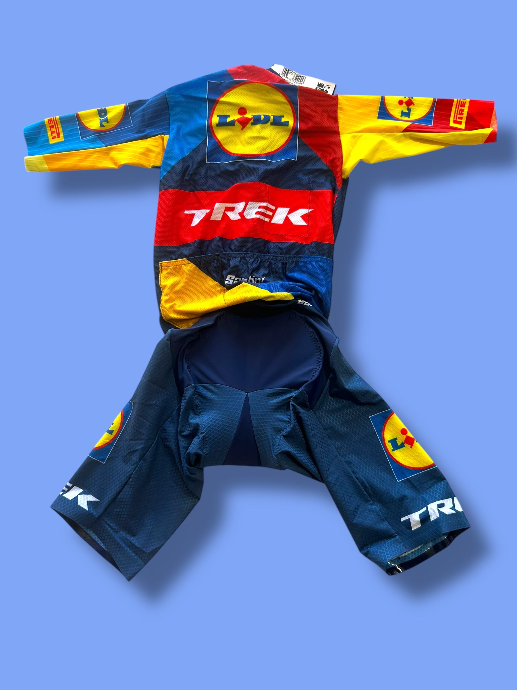 Aero Suit Roadsuit 2.0 Sprint Suit | Santini | Lidl Trek | Pro Cycling Kit