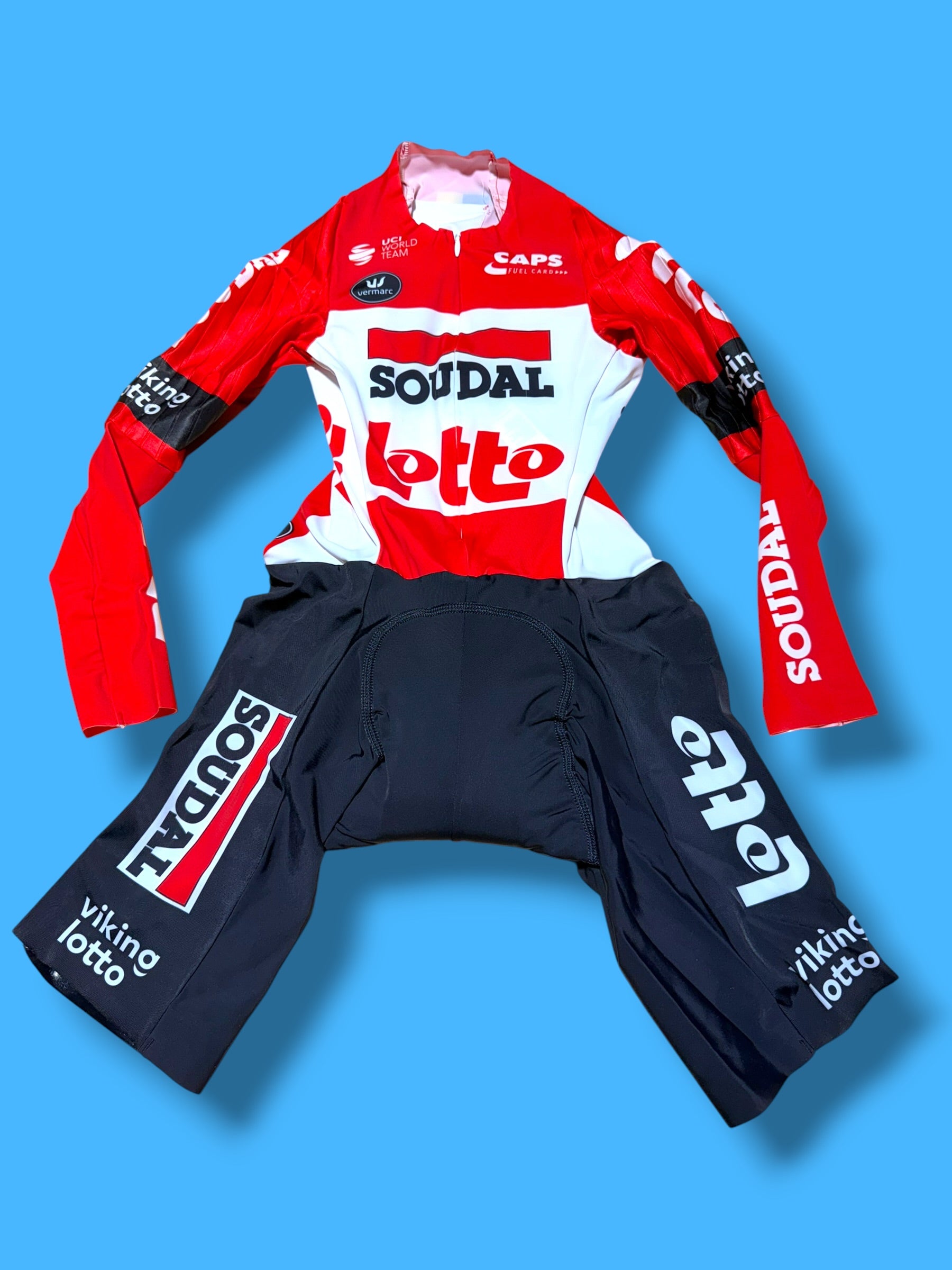 TT Suit Aerosuit Race Suit Caleb Ewan |Lotto Soudal |Vermarc Pro Cycling Kit