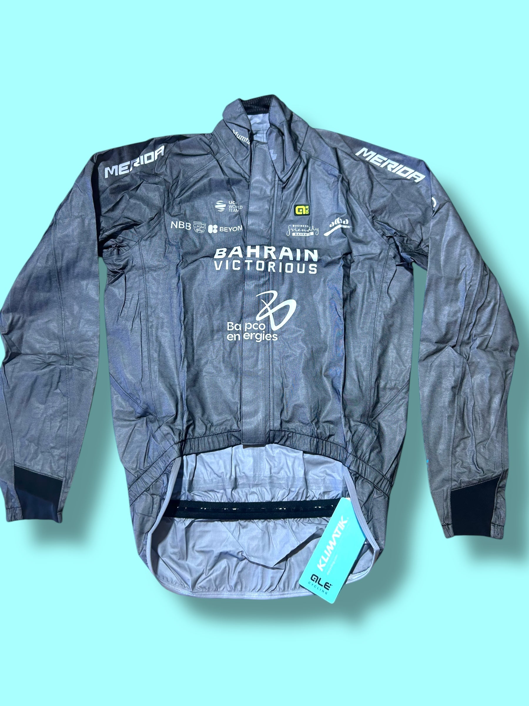 Rain Jacket Cape Waterproof Winter | Ale |Bahrain Victorious| Pro Cycling Kit