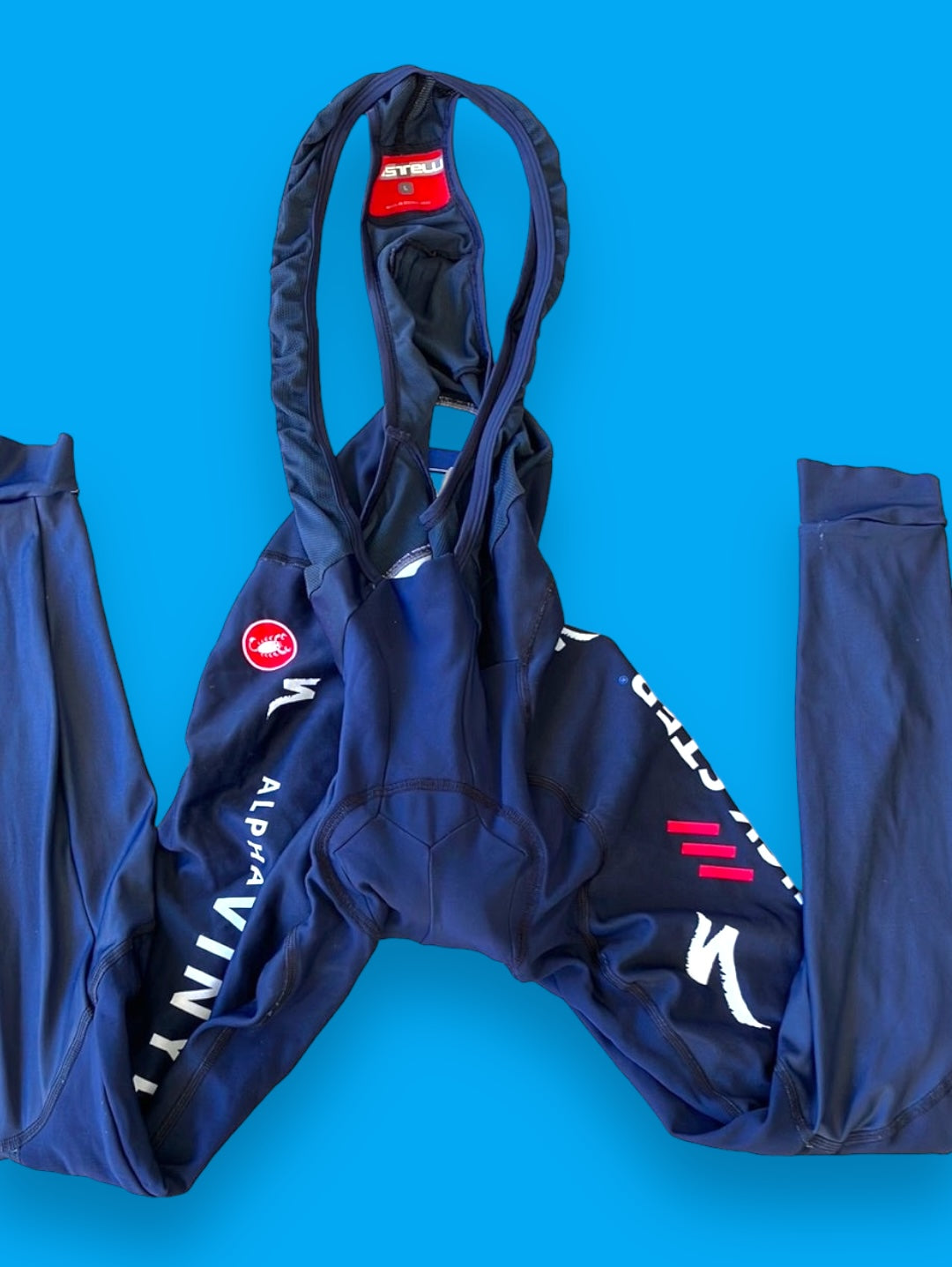 Winter bib tights thermal | Castelli | Quick-Step Alpha Vinyl | Pro Cycling Kit