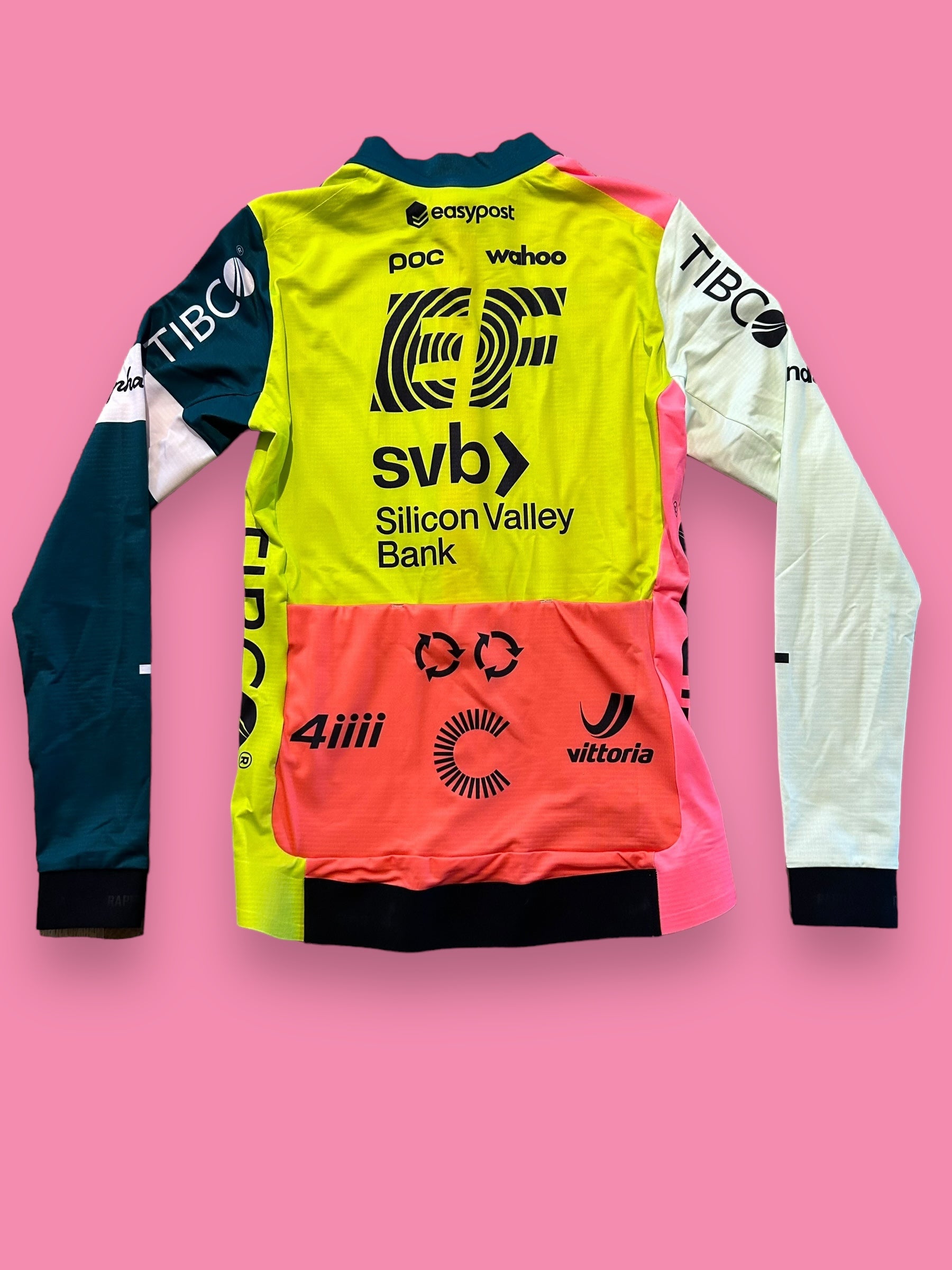 Thermal Long Sleeve Jersey Womens Giro D'Italia Switchout | Rapha Pro Team | EF Education First | Pro Cycling Kit