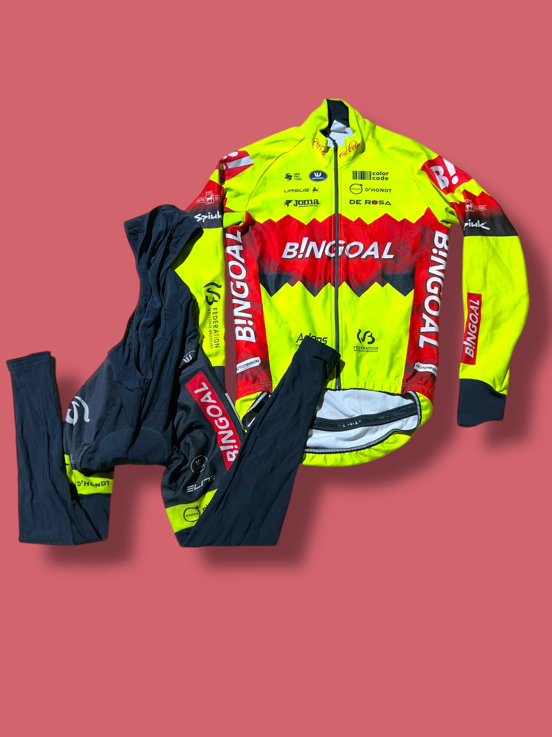 Winter Jacket Gabba and Bib Tights Thermal | Bingoal Vermarc| Pro Cycling Kit
