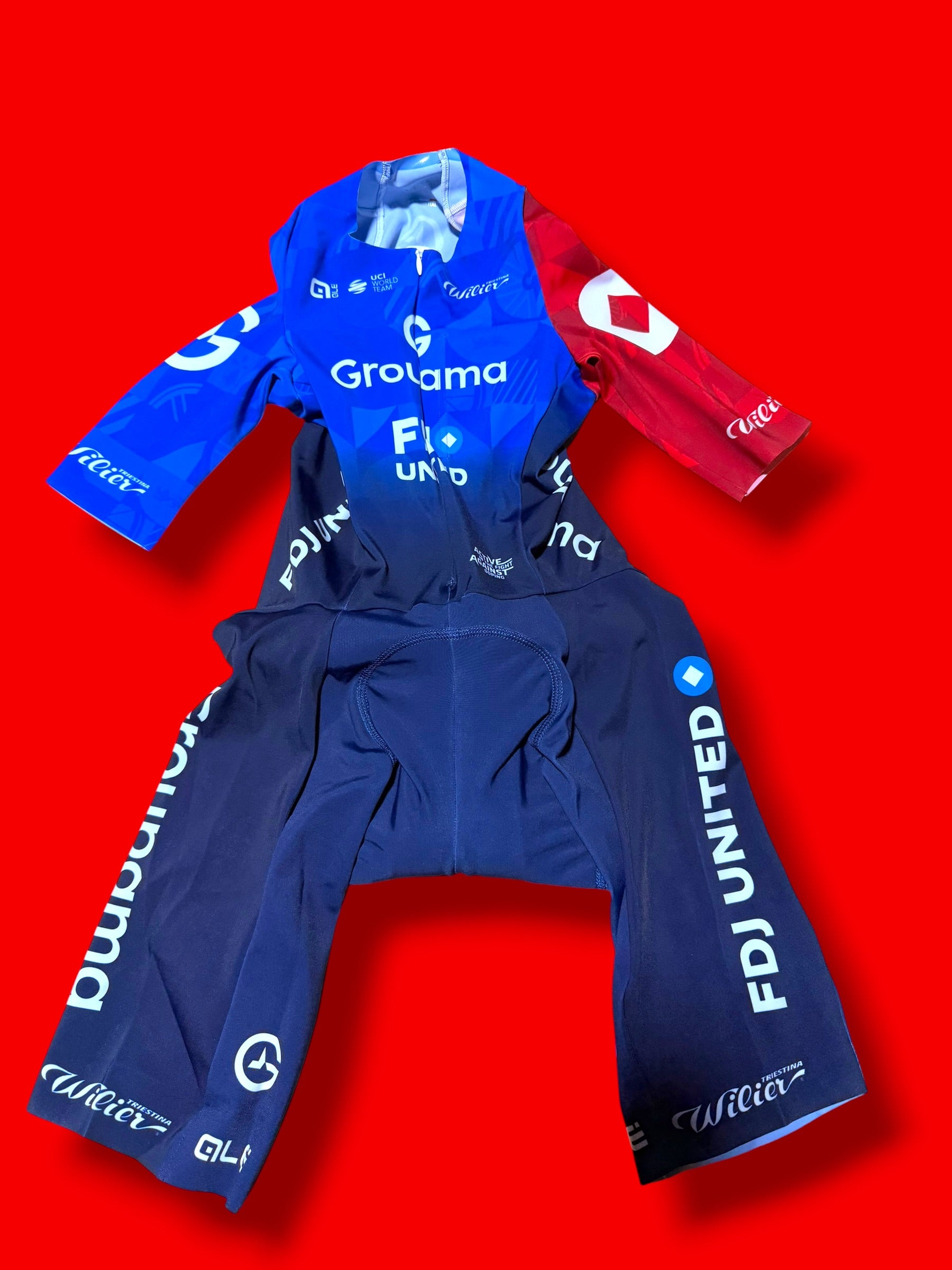 TT Aero Suit Short Sleeve|FDJ Francaise Des Jeux|Ale Pro Cycling Kit