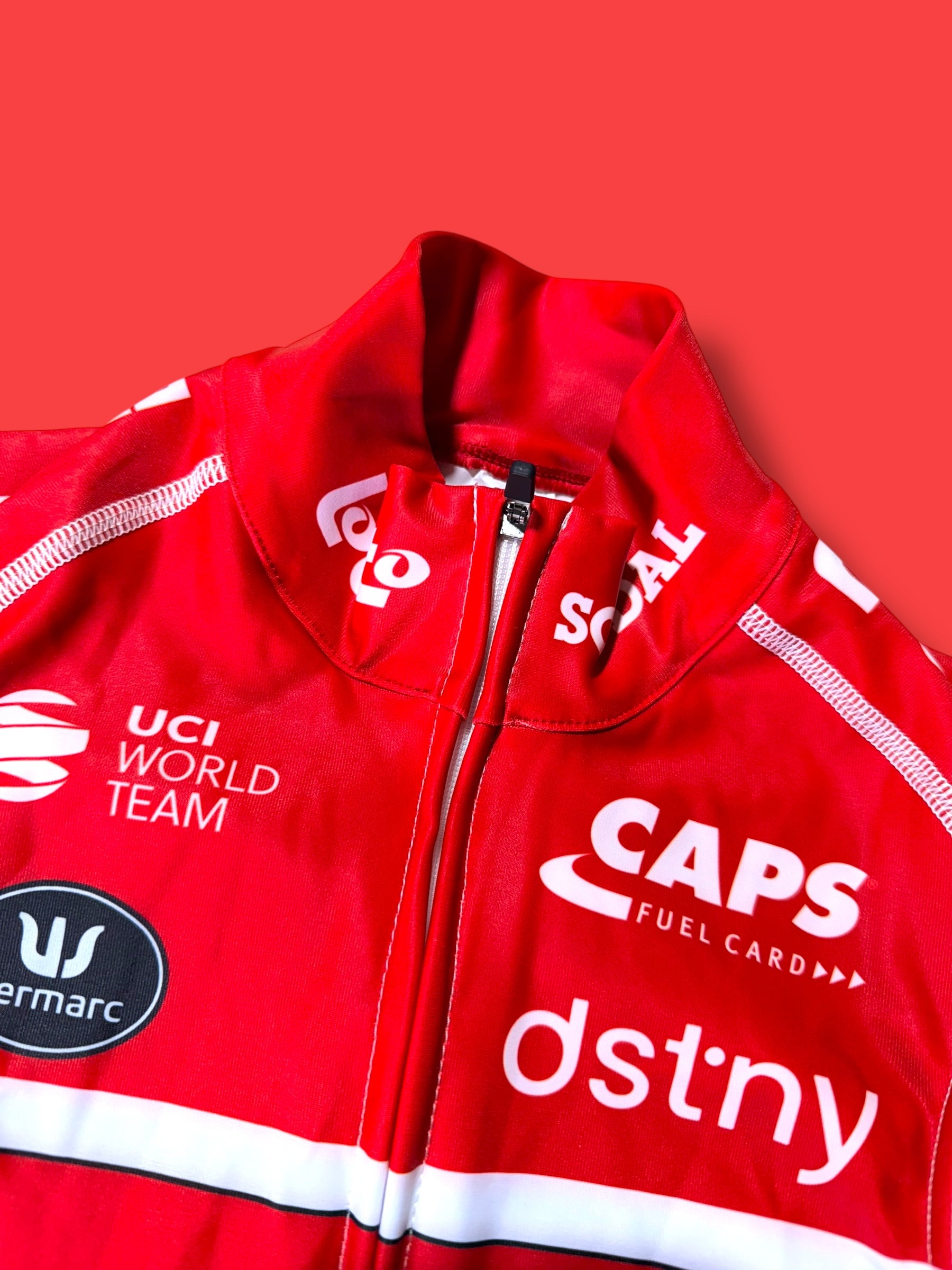 Thermal Vest + Pockets|Lotto DSTNY Vermarc| Pro Cycling Kit