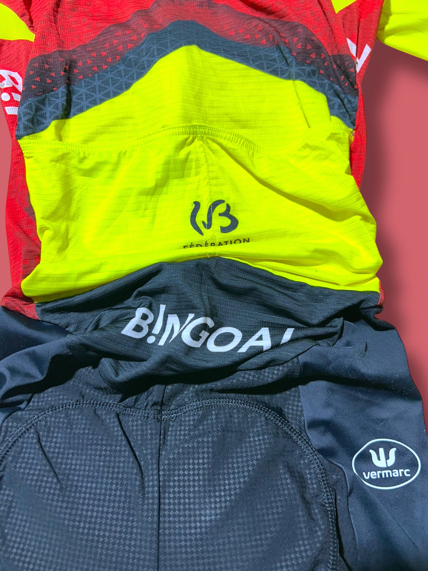 Aero Race Suit Skinsuit Roadsuit | Bingoal Vermarc| Pro Cycling Kit