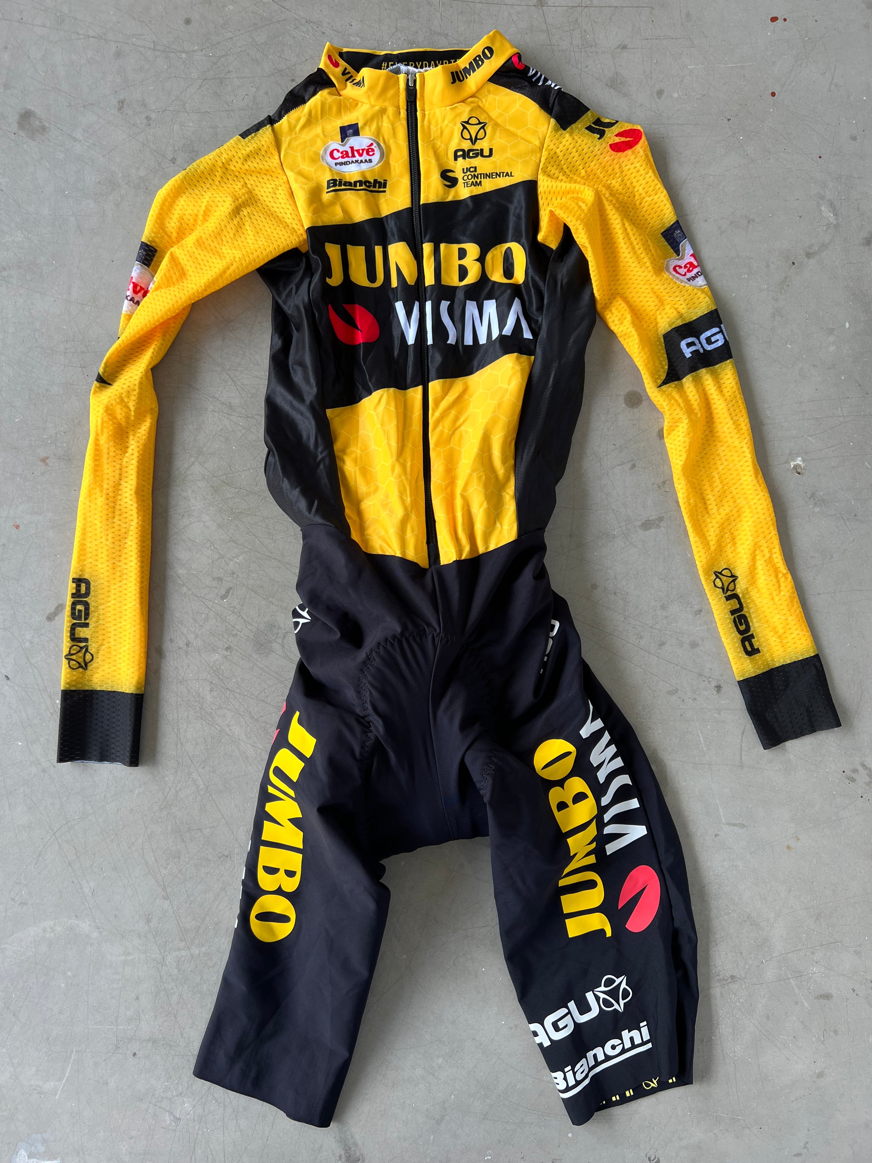 Jumbo Visma | Agu Long Sleeve TT Suit | XS | Rider-Issued Pro Team