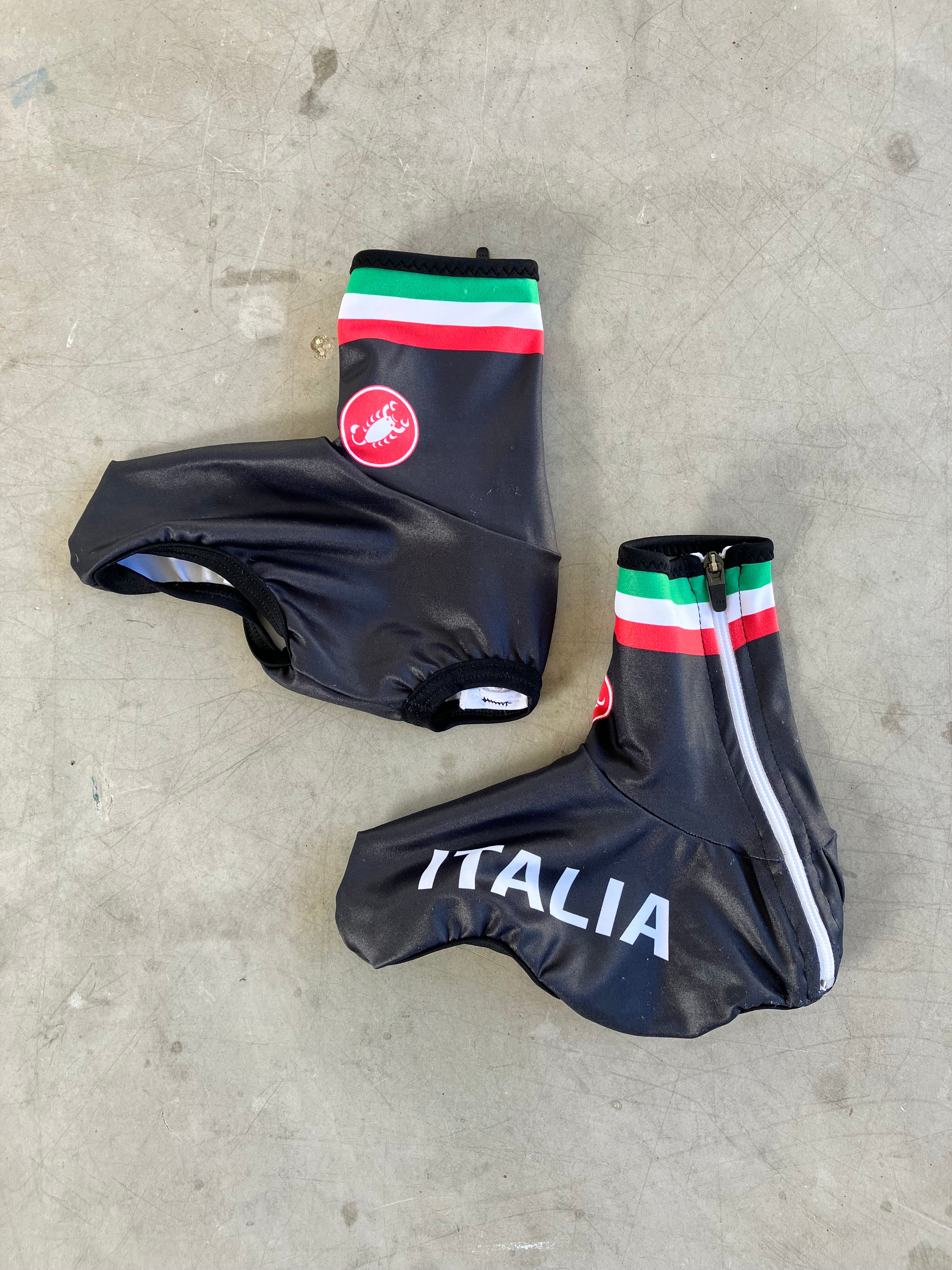 Eolo | Castelli TT Shoe Covers | Italian colours | XS | Rider-Issued Pro Team Kit