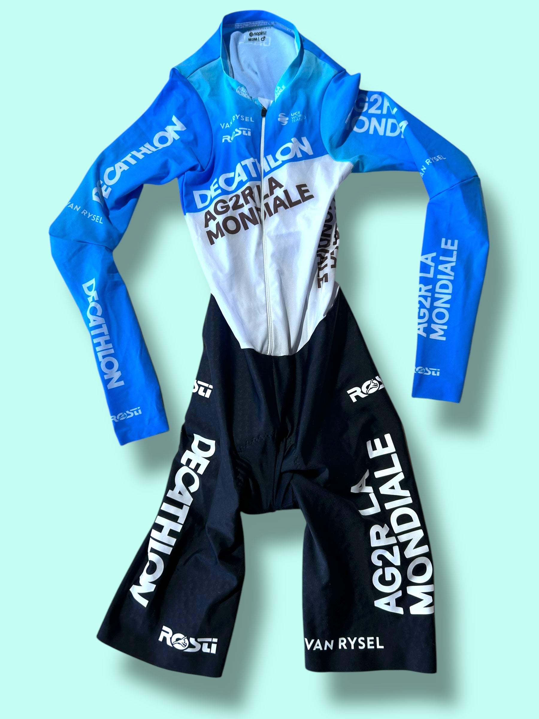 TT Suit Time Trial Aerosuit GALL CLM | Decathlon AG2R La Mondiale | NoPinz | Pro Cycling Kit