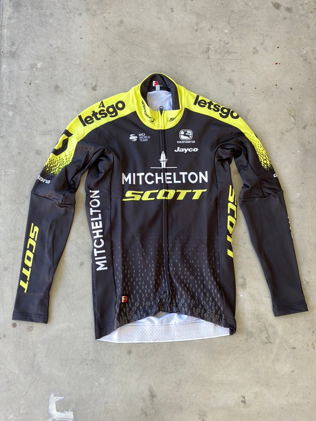 Long Sleeve Jersey FR-C Winter | Giordana | Mitchelton Scott | Pro Cycling Kit