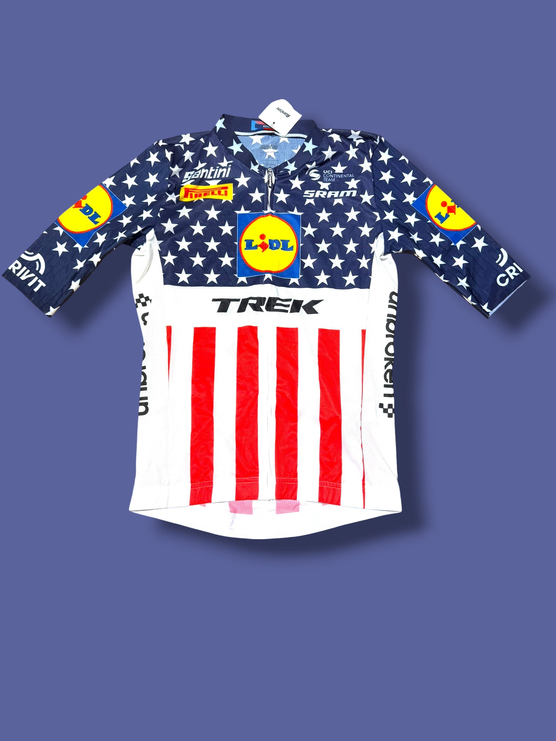 Aero Jersey|Lidl Trek |Santini Pro Cycling Kit
