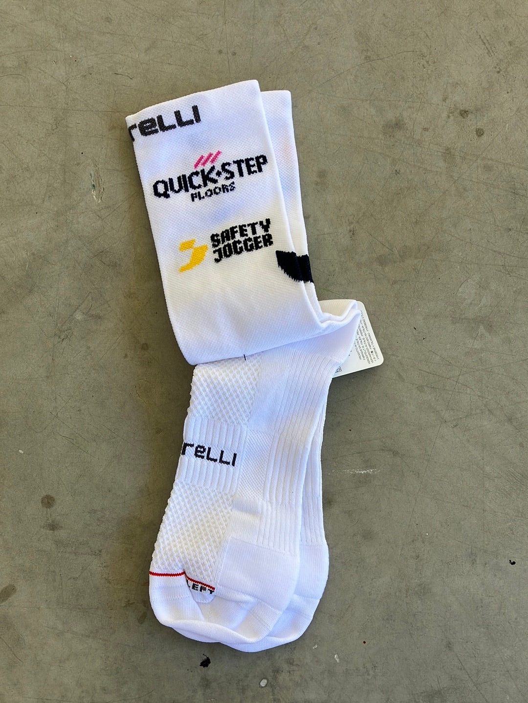 Race Socks | Castelli | Soudal Quick-Step | Pro Team Cycling Kit