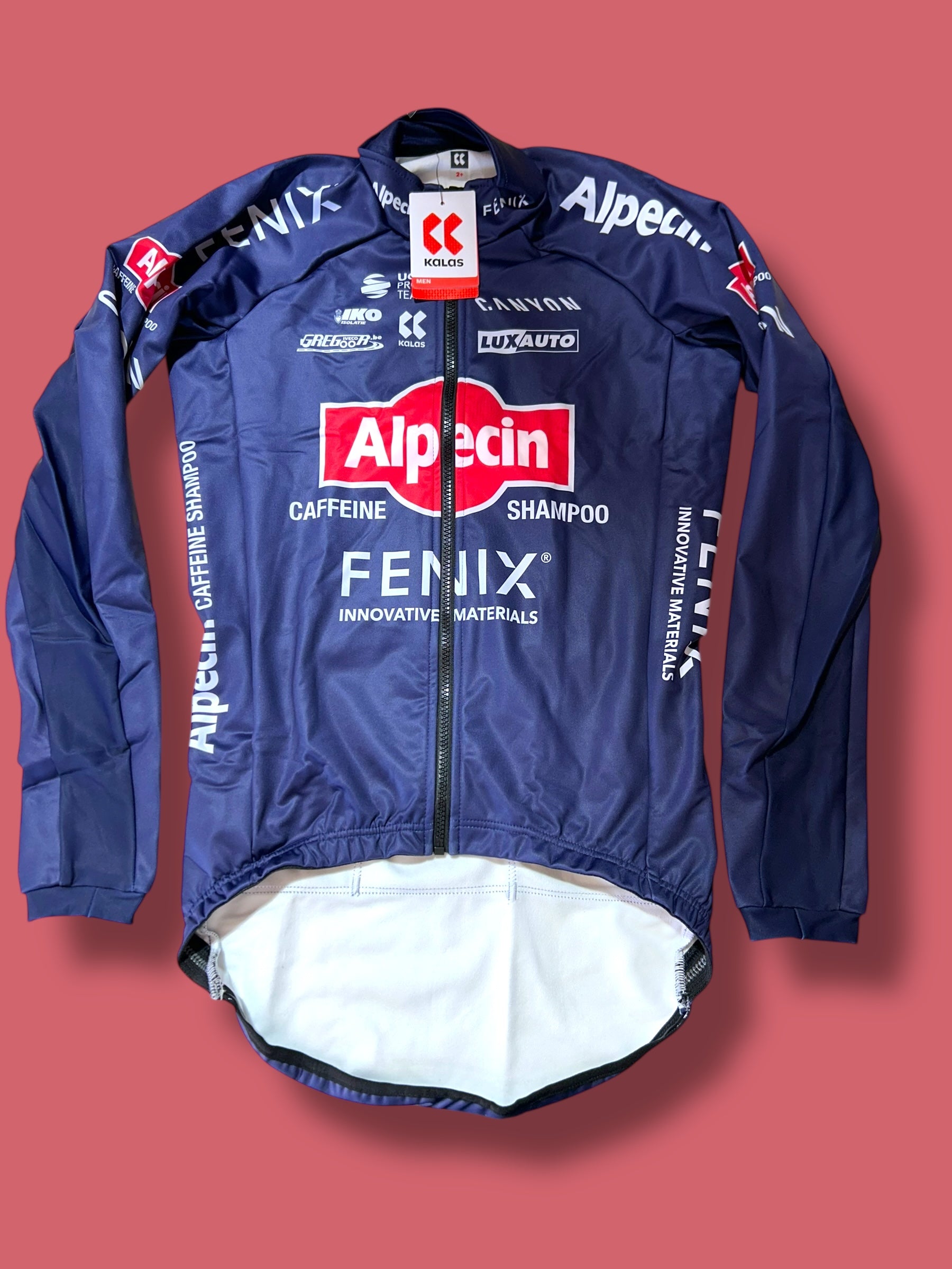 Winter Long Sleeve Jersey Thermal Windproof | Alpecin Deceuninck Kalas| Pro Cycling Kit