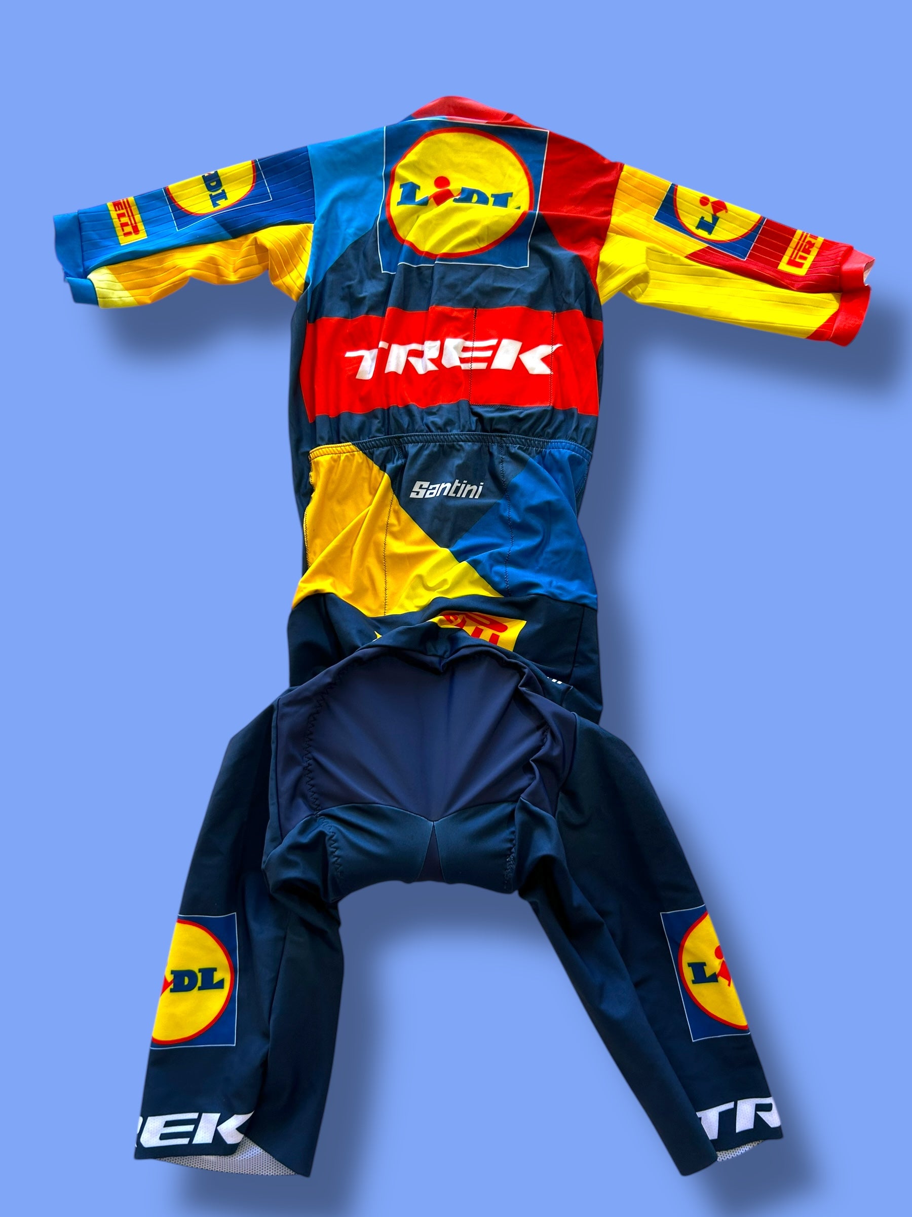 Aero Suit Roadsuit Sprint Suit Team-Issued! |Santini | Lidl Trek | Pro Cycling Kit