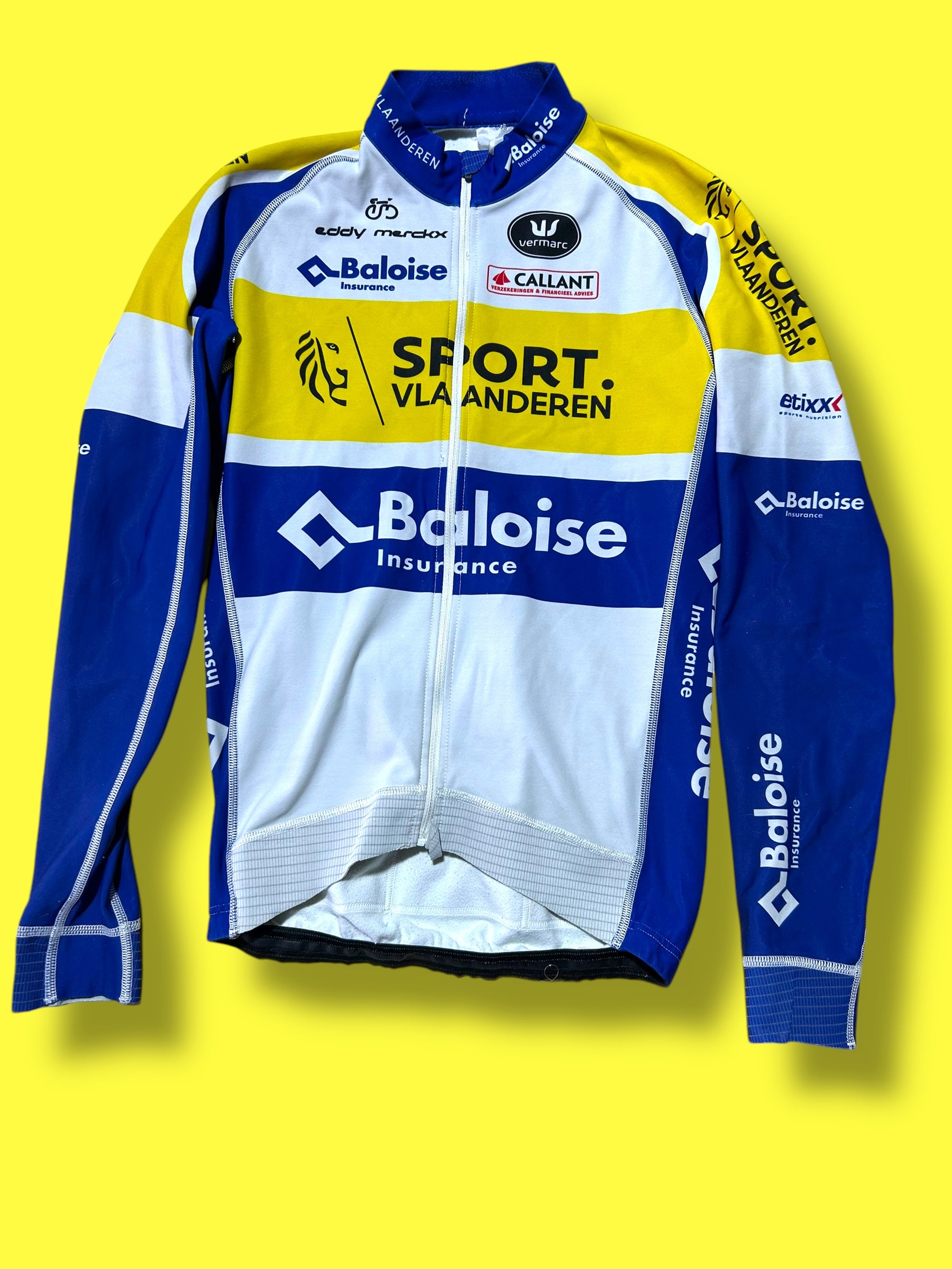 Winter Jersey Thermal | Vermarc | Flanders Baloise| Pro Cycling Kit