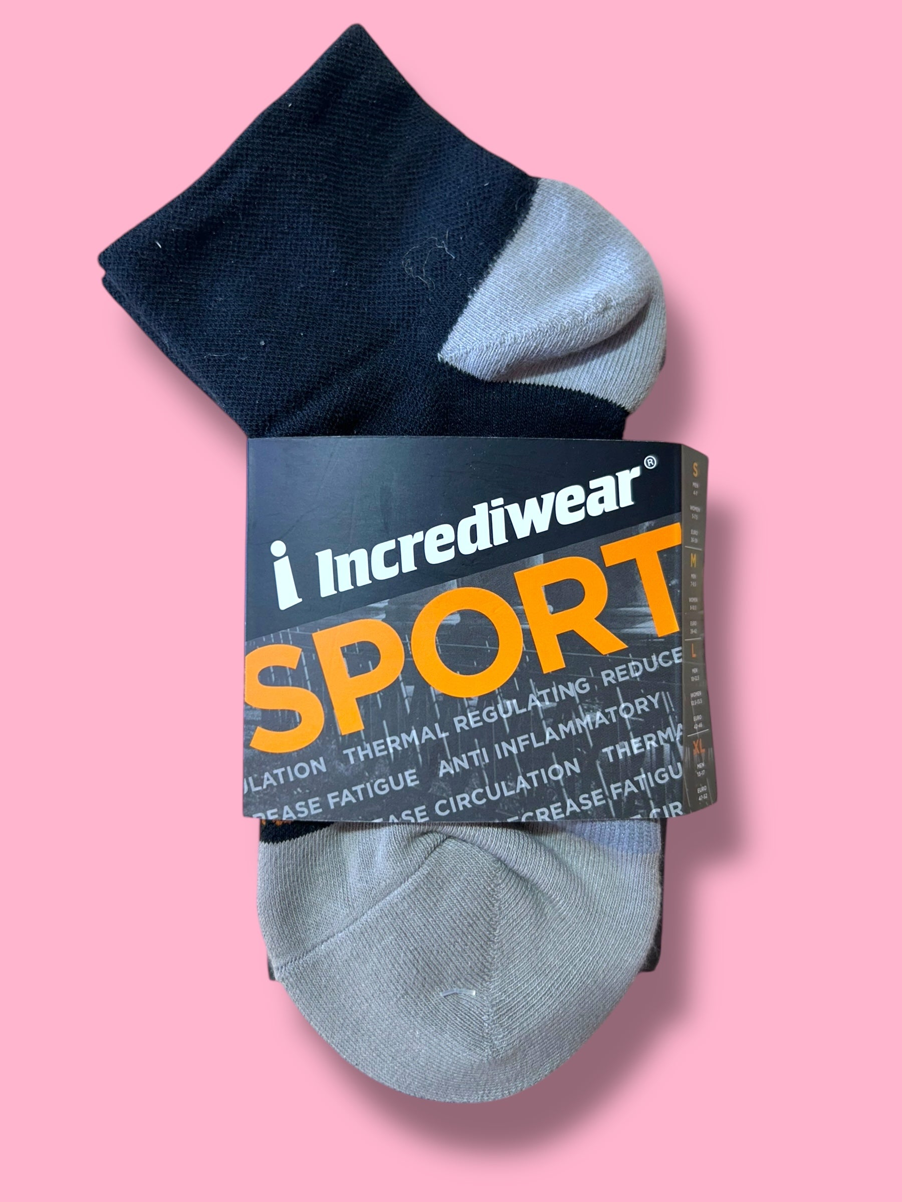 Incrediwear Sport Socks - Recovery Circulation Quarter Length | Incrediwear | EF Education First | Pro Cycling Kit