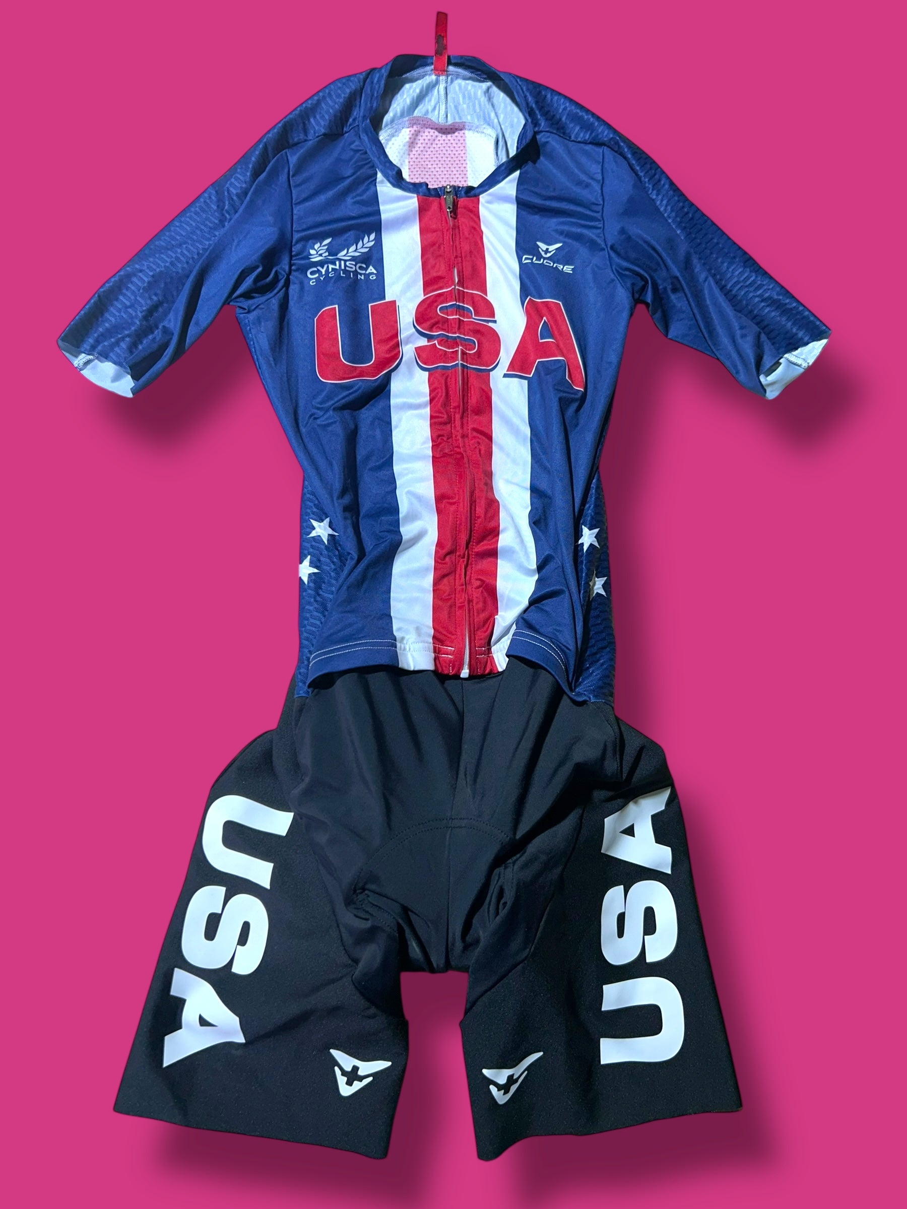 Aerosuit Roadsuit Road Racing | Team USA | Cuore | Pro Cycling Kit