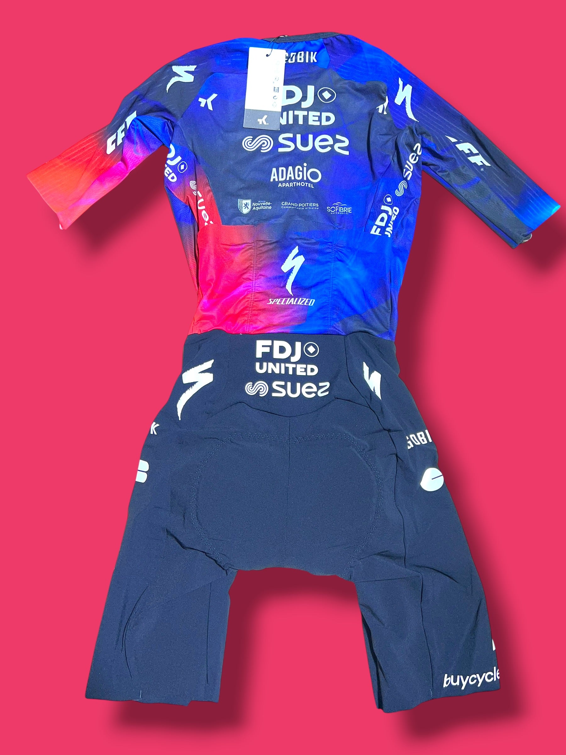 Aero Suit Race Suit Womens|FDJ Suez |Gobik Pro Cycling Kit