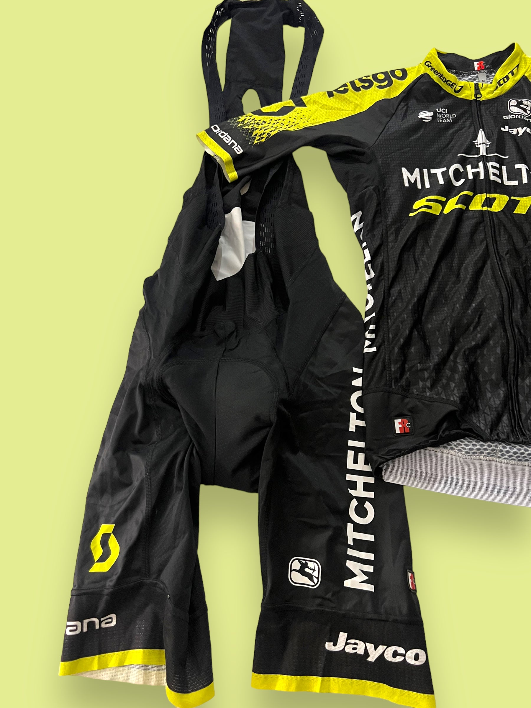 Cycling Kit Bundle - Short Sleeve Jersey & Bib Shorts | Giordana | Mitchelton Scott Pro Team | Pro Cycling Kit