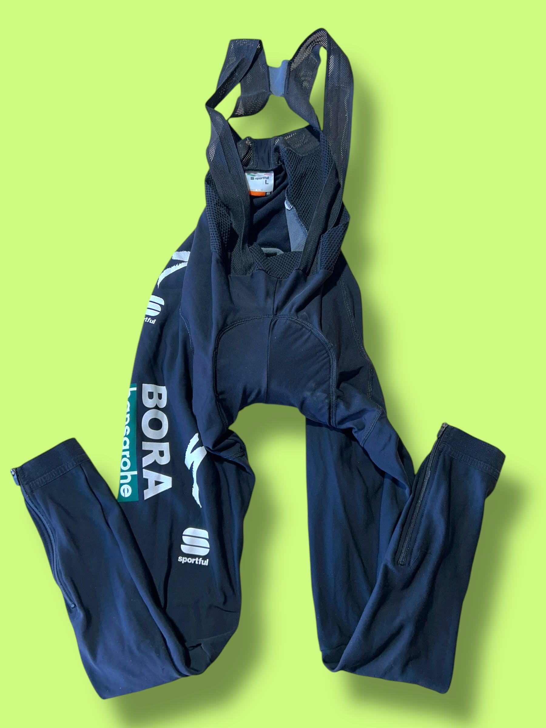 Bib Tights Team Issued Thermal Winter Bibs| Sportful | Bora Hansgrohe| Pro Cycling Kit