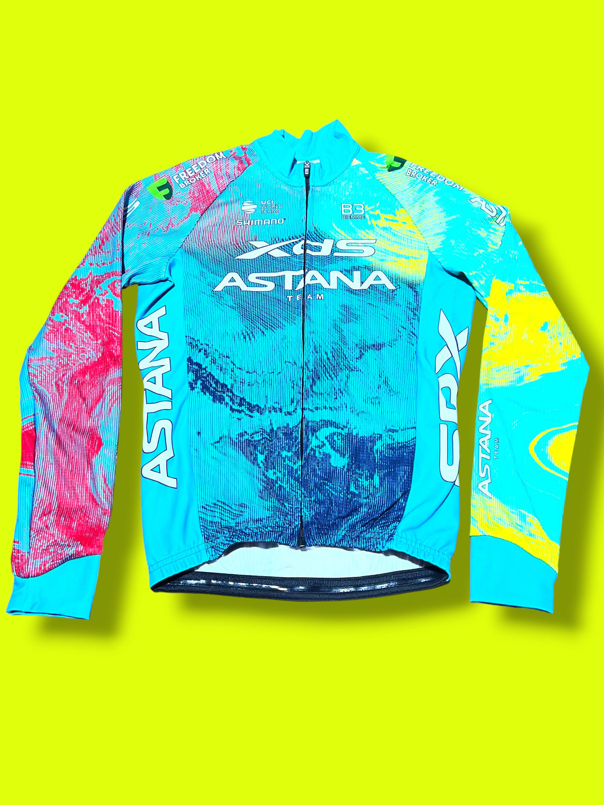 Long Sleeve Winter Thermal Jersey | XDS Astana | Biemme Men's Pro Kit