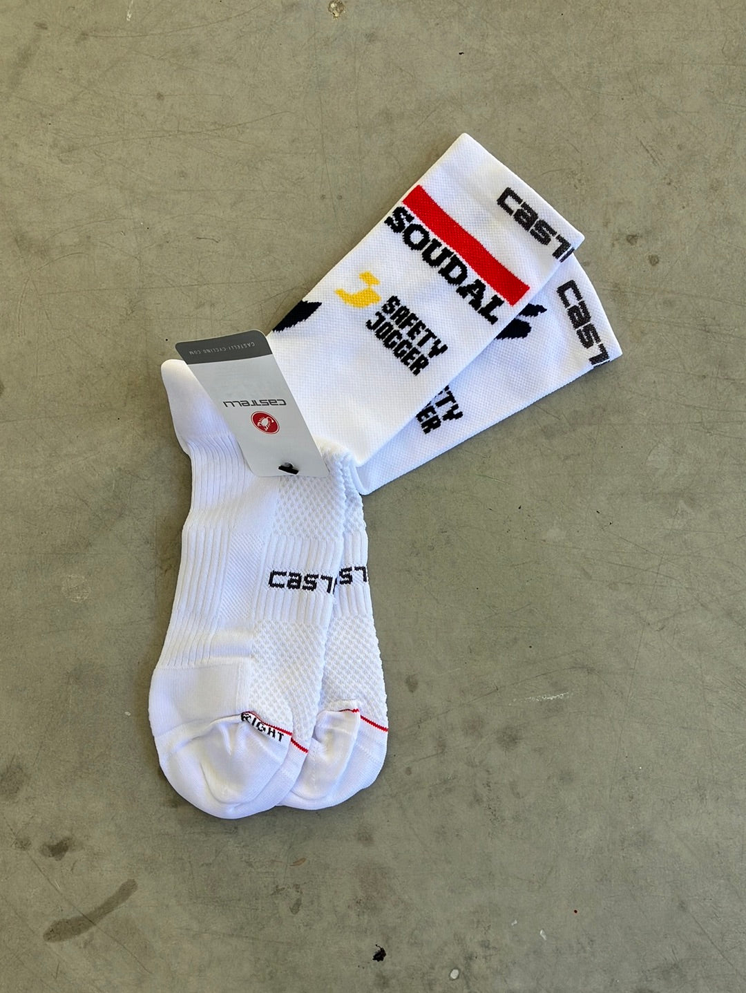 Race Socks | Castelli | Soudal Quick-Step | Pro Team Cycling Kit