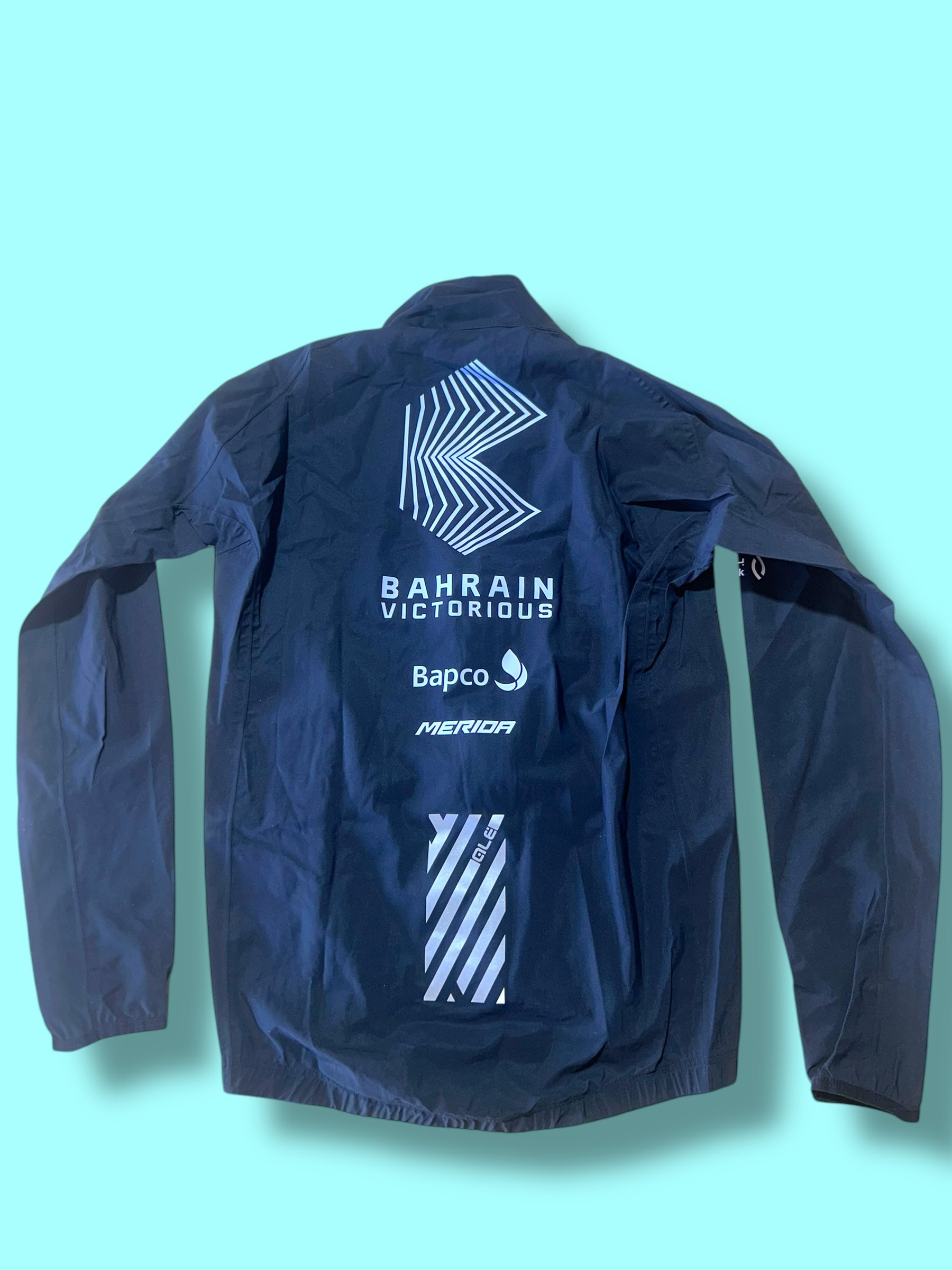 Rain Jacket Cape Waterproof Winter | Ale |Bahrain Victorious| Pro Cycling Kit