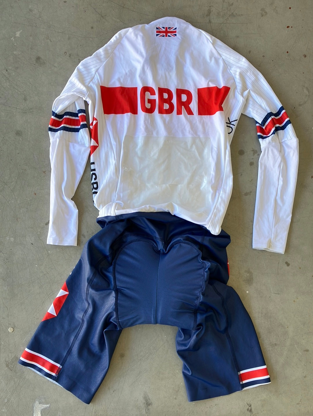 Long Sleeve Aero TT Suit Time Trial Skinsuit | Kalas | Team GB Great Britain - British Cycling GBR | Pro Cycling Kit