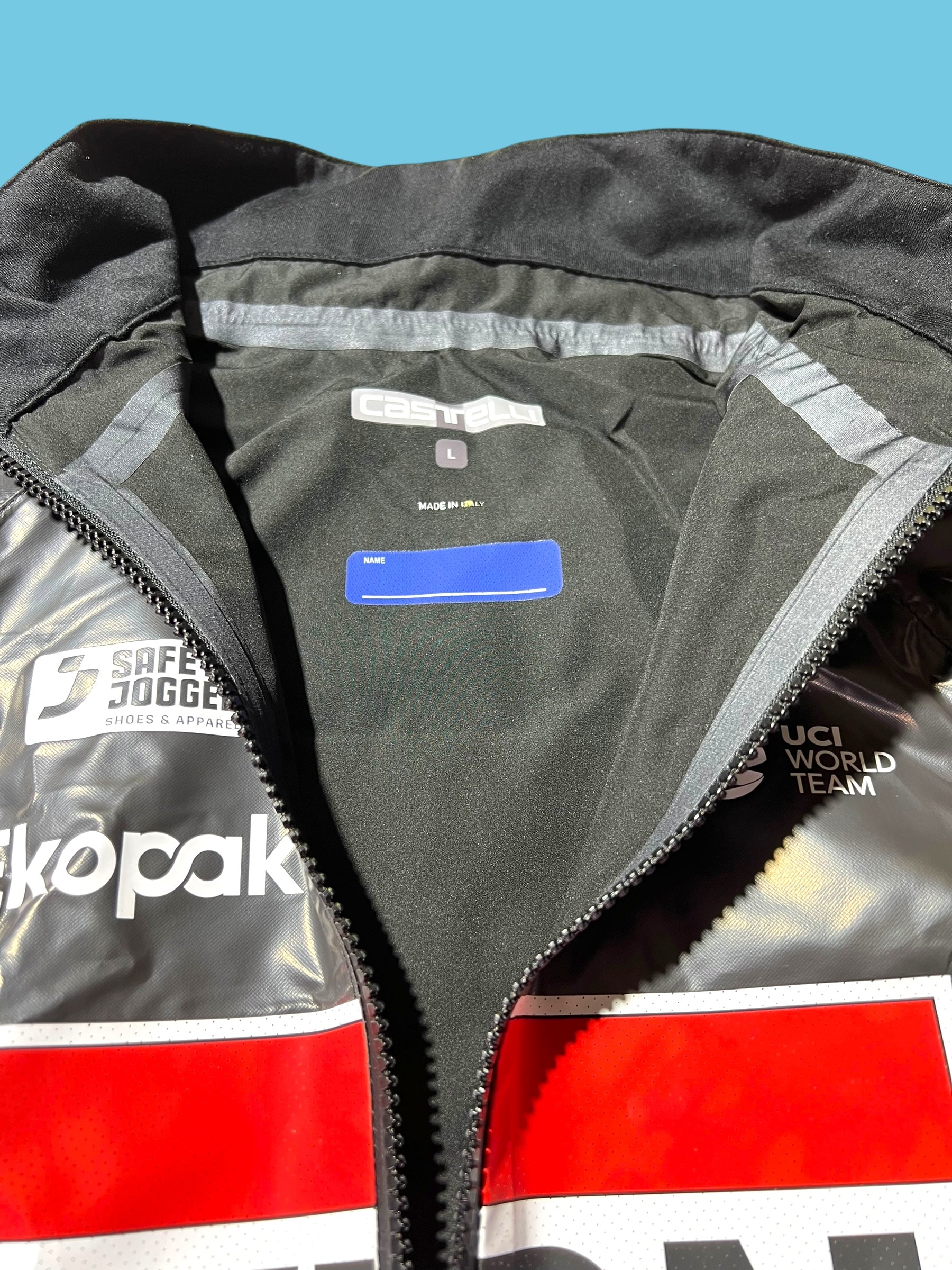 Rain Jacket Slicker Pro Winter Wet Cold | Castelli | Soudal Quick-Step| Pro Cycling Kit
