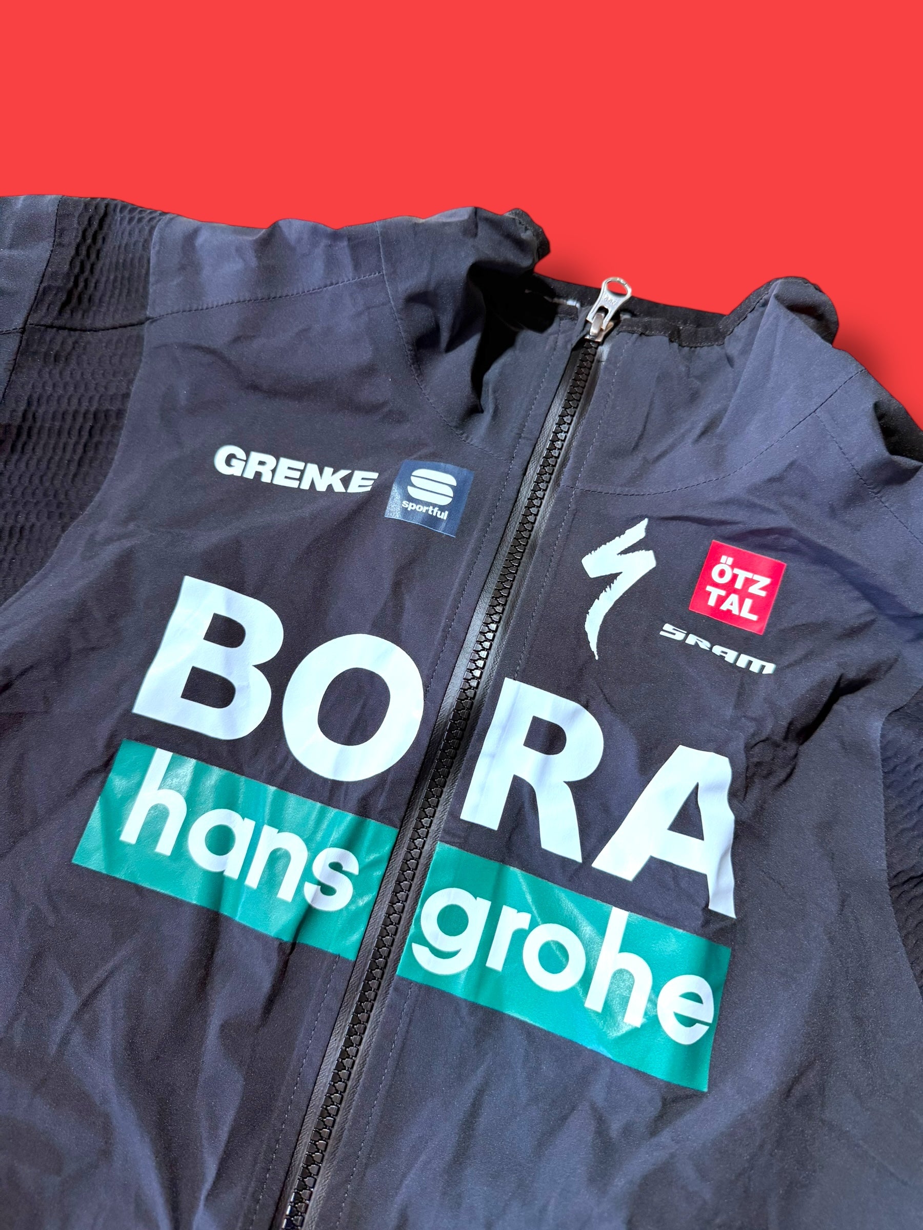 Aqua Pro Rain Jacket Waterproof|Sportfull|Bora Hansgrohe |Pro Cycling