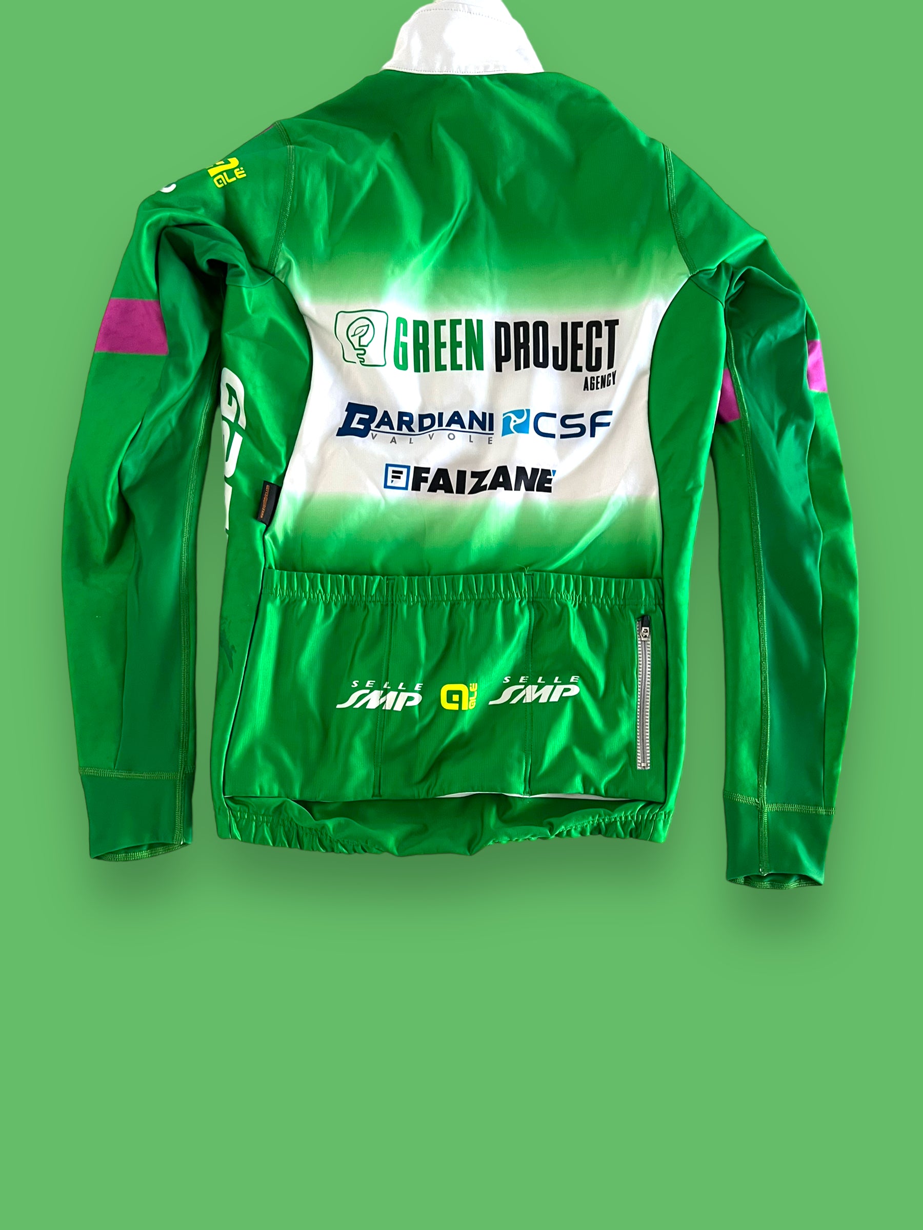 Long Sleeve Gabba Jacket Winter | Ale | Bardiani Green Project Pro Team | Pro Cycling Kit