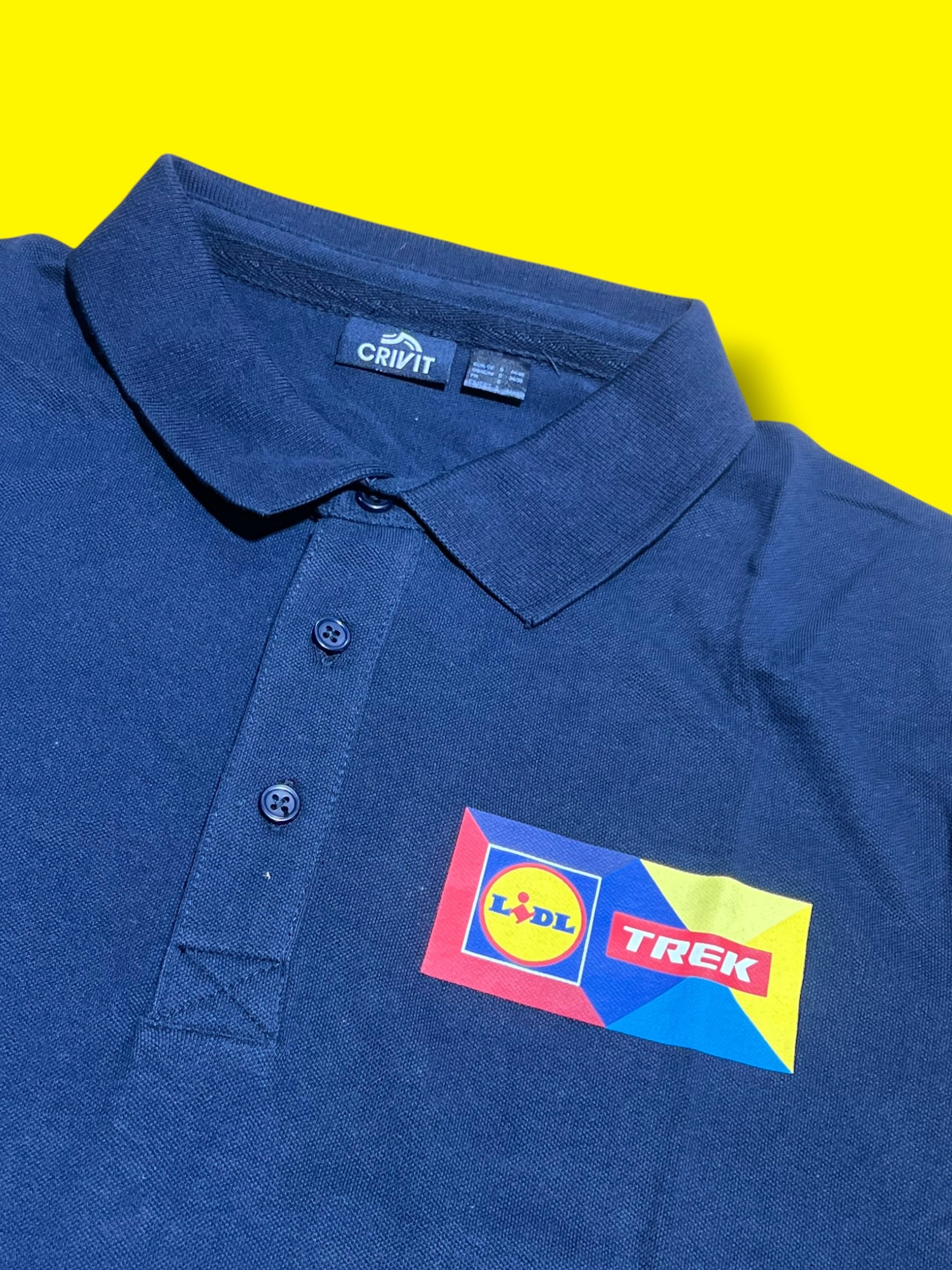 Casual Rider Issued Polo Golf T-Shirt|Lidl Trek |Pro Cycling