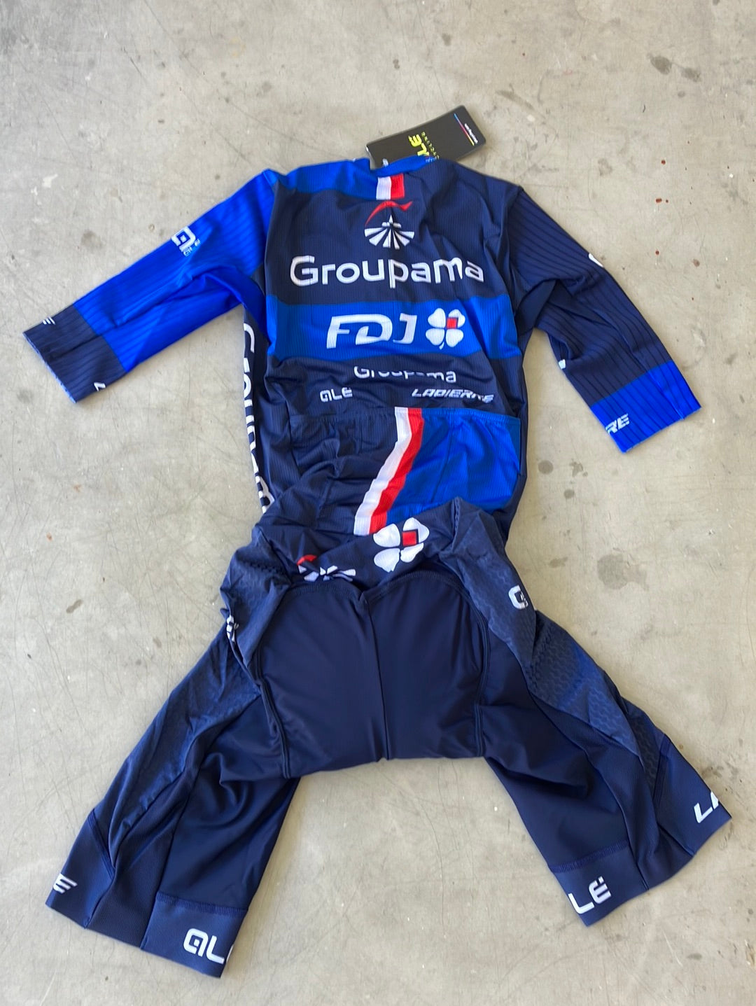 Short Sleeve Summer Road Suit / Aerosuit | Ale | Groupama Française des Jeux | Pro Cycling Kit