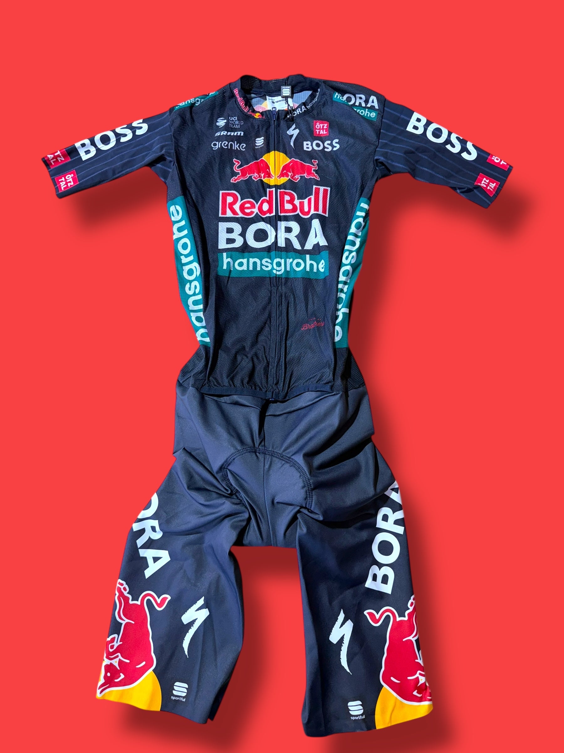 Summer Aero Race Suit Roadsuit Skinsuit|Sportfull|Red Bull Bora Hansgrohe |Pro Cycling
