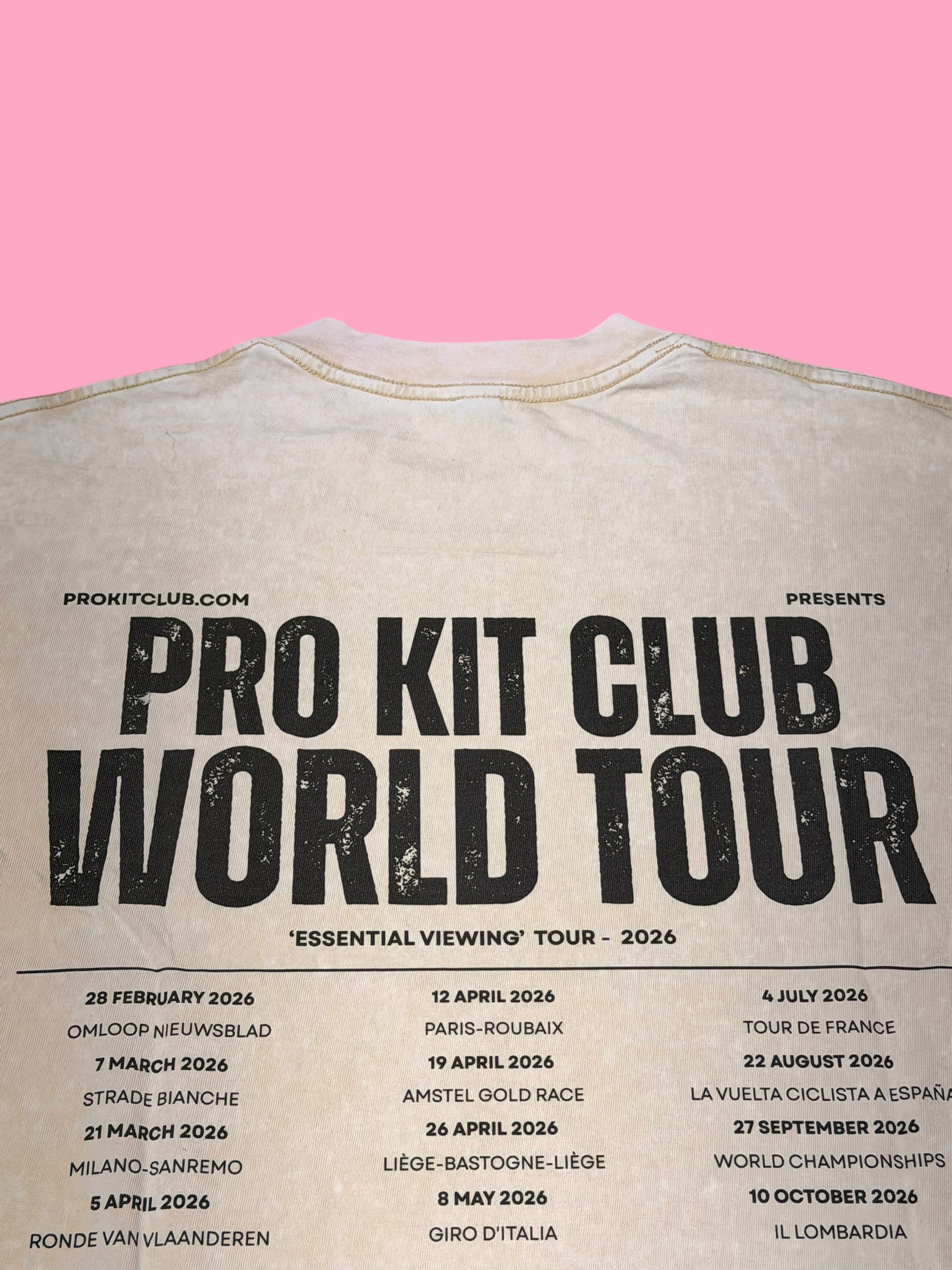 2026 Cycling Season T-Shirt | Pro Kit Club