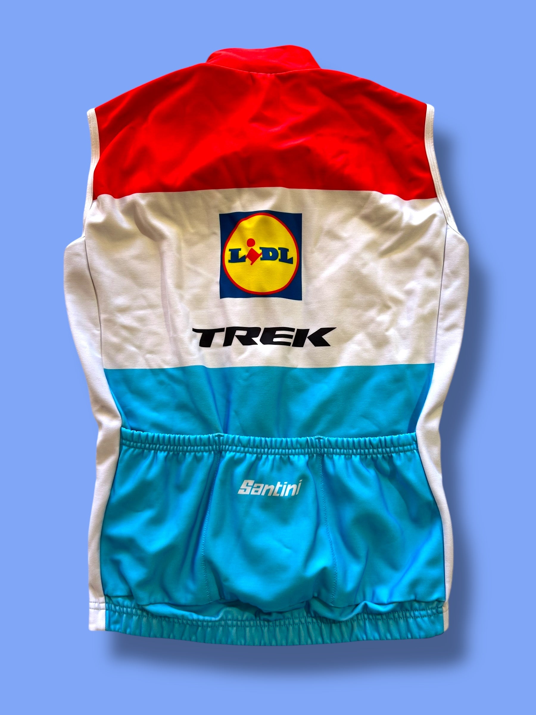 Thermal Vest Luxembourg Champion Team-Issued Gilet | Santini | Lidl Trek | Pro Cycling Kit