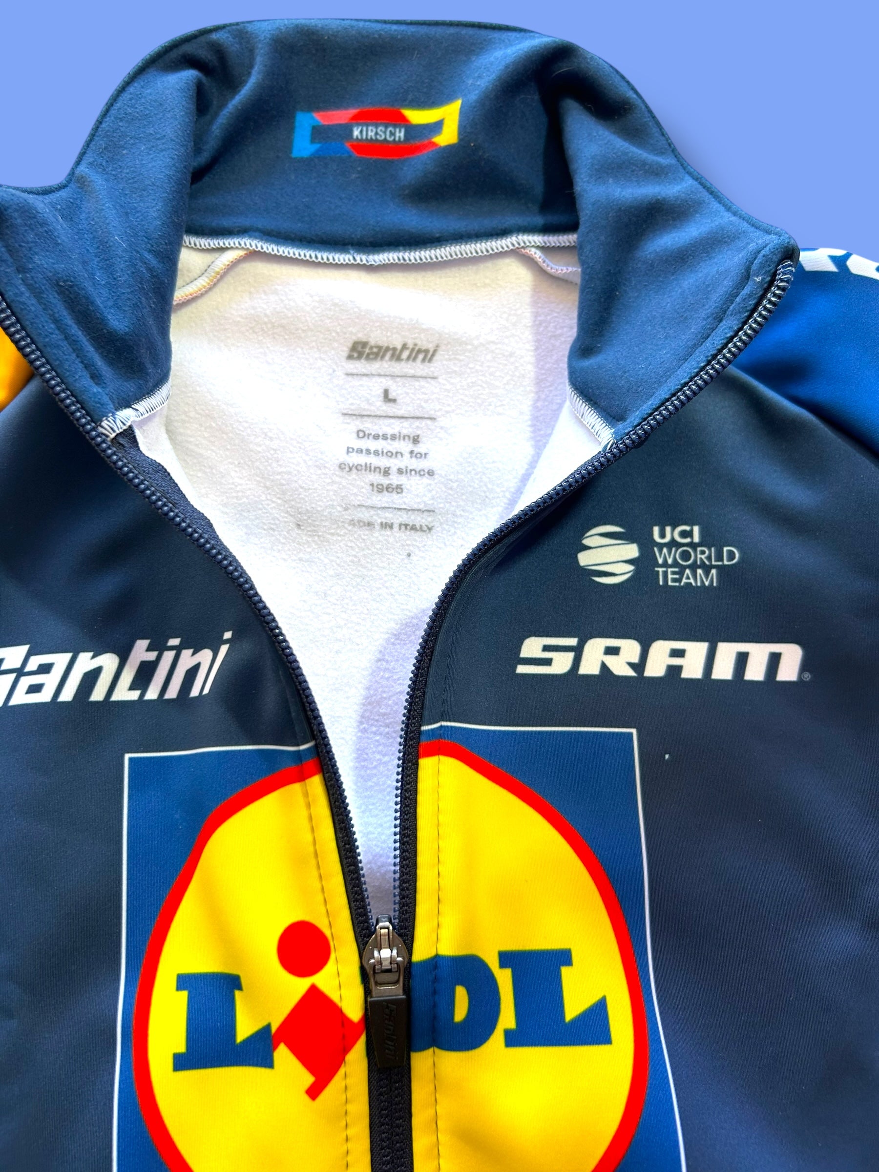 Thermal Long Sleeve Jersey Winter Gabba Jacket Jersey | Santini | Lidl Trek | Pro Cycling Kit