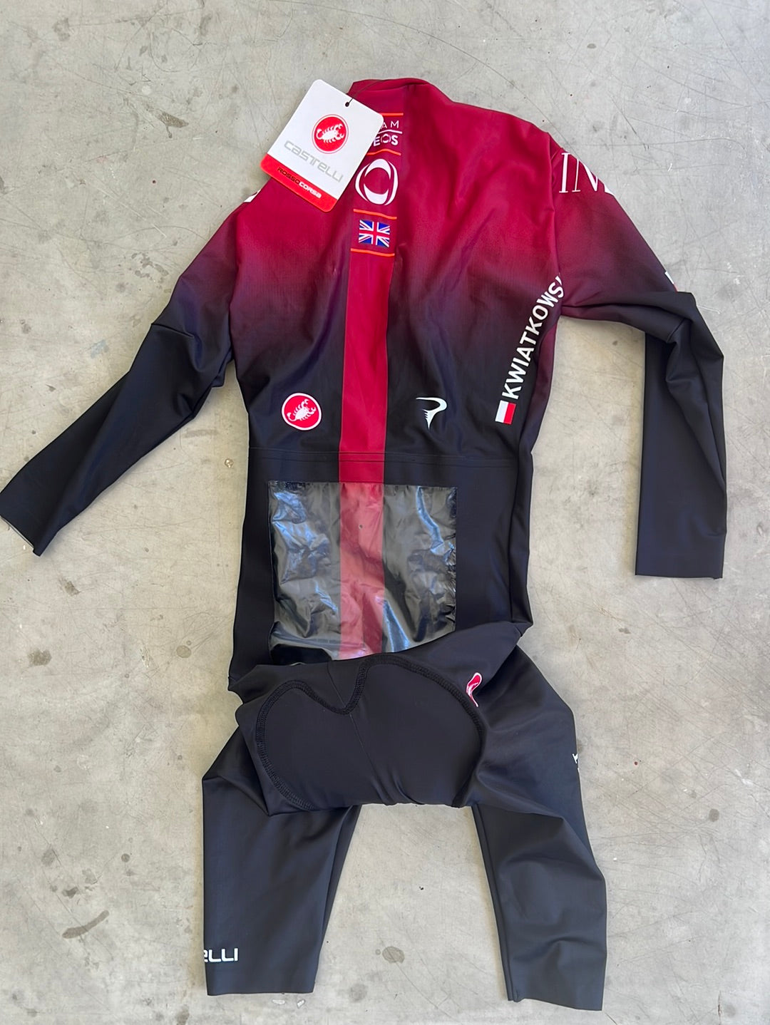 TT Time Trial Suit - Kwiatkowski Skinsuit Bodypaint 4.0 | Castelli | Ineos | Pro Cycling Kit