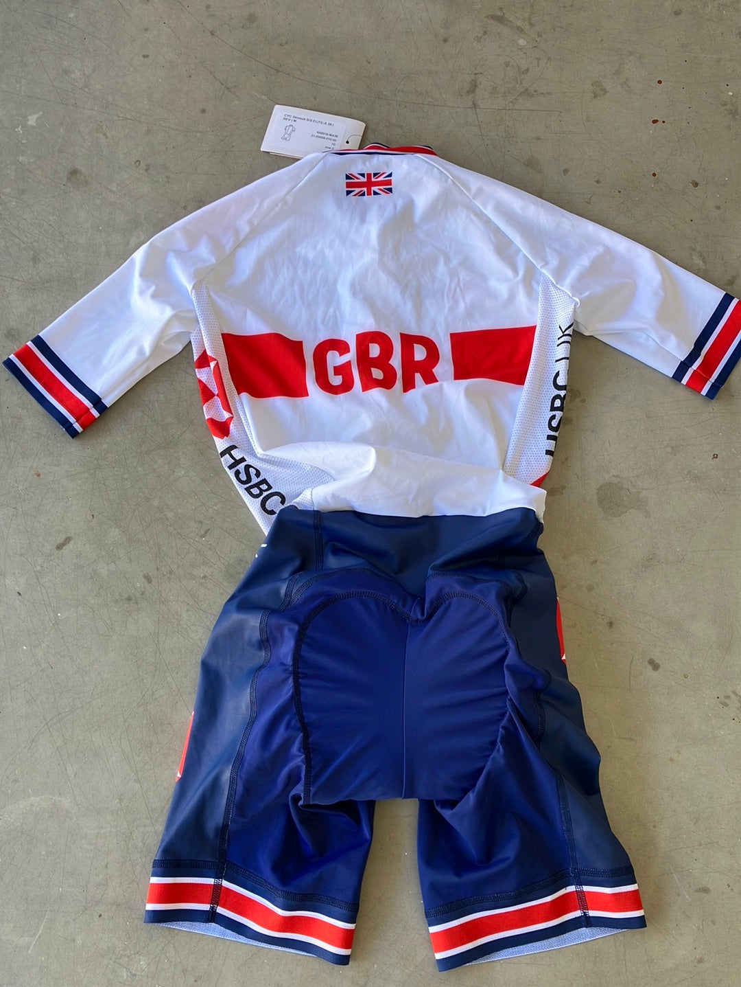 Short Sleeve Aero Roadsuit Skinsuit | Kalas | Team GB Great Britain - British Cycling GBR | Pro Cycling Kit