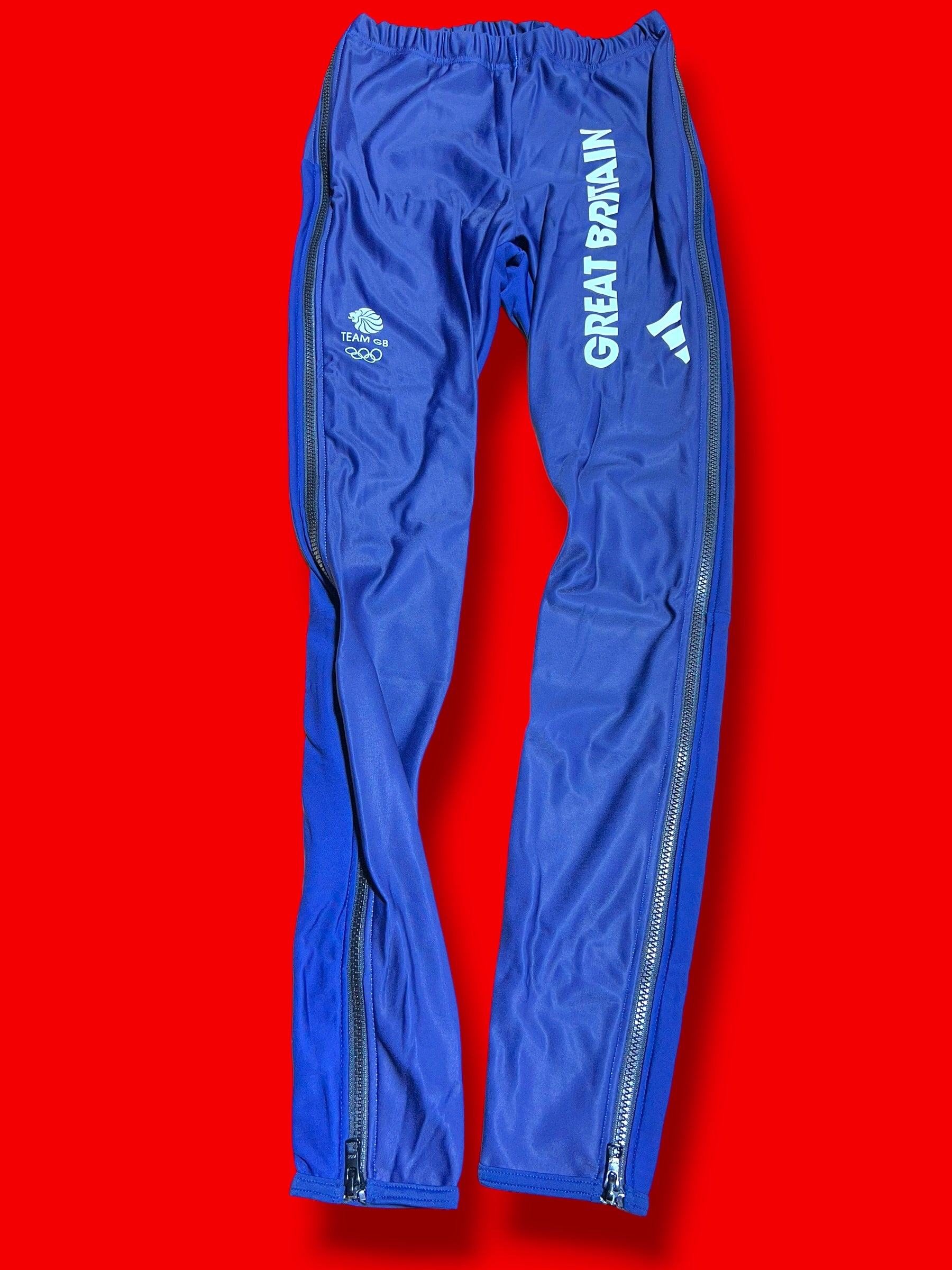Thermal Winter Warm Up Track Pants |Team Great Britain GB |Addidas Pro Cycling Kit