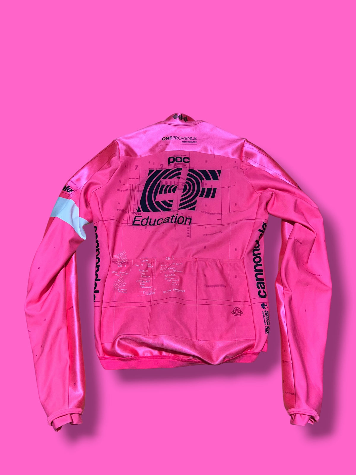 EF 2021 Deep Winter Jacket - Fluorescent Pink | EF Education First | Rapha Men's Pro Kit