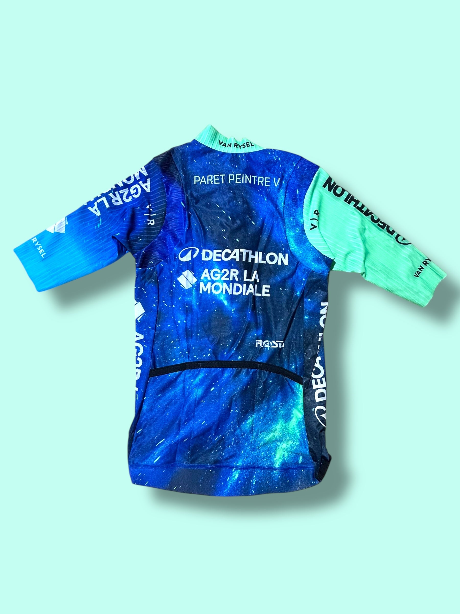 Aero Jersey PARET PEINTRE V Peintre v Short Sleeve Racing Maillot | Decathlon AG2R La Mondiale | Rosti | Pro Cycling Kit