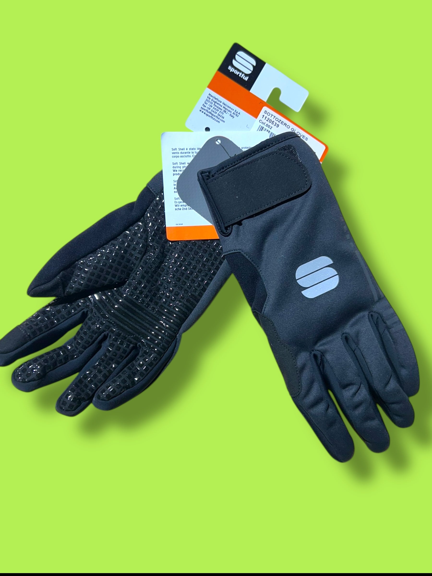 Winter Gloves Long Finger Sottozero Thermal Primaloft Road Racing | Sportful | Total Direct Energies| Pro Cycling Kit