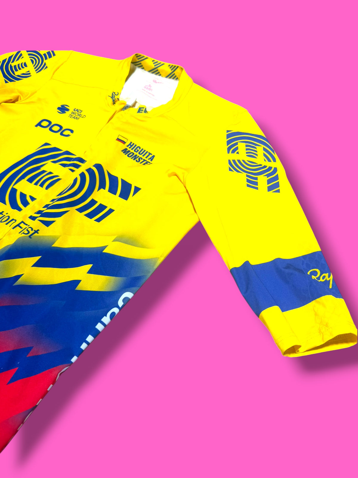 National Champion Jersey Sergio Higuita Colombian | EF Education First | Rapha Men's Pro Kit