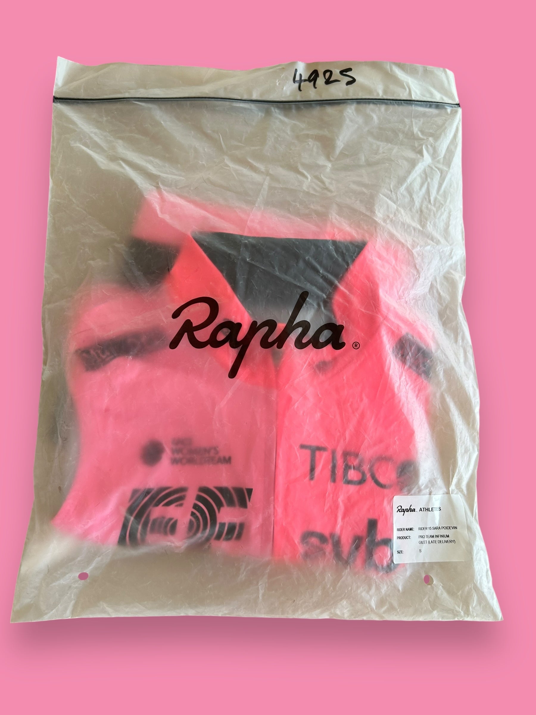 Winter Gore Tex Infinium Windstopper Thermal Vest Womens | Rapha Pro Team | EF Education First | Pro Cycling Kit