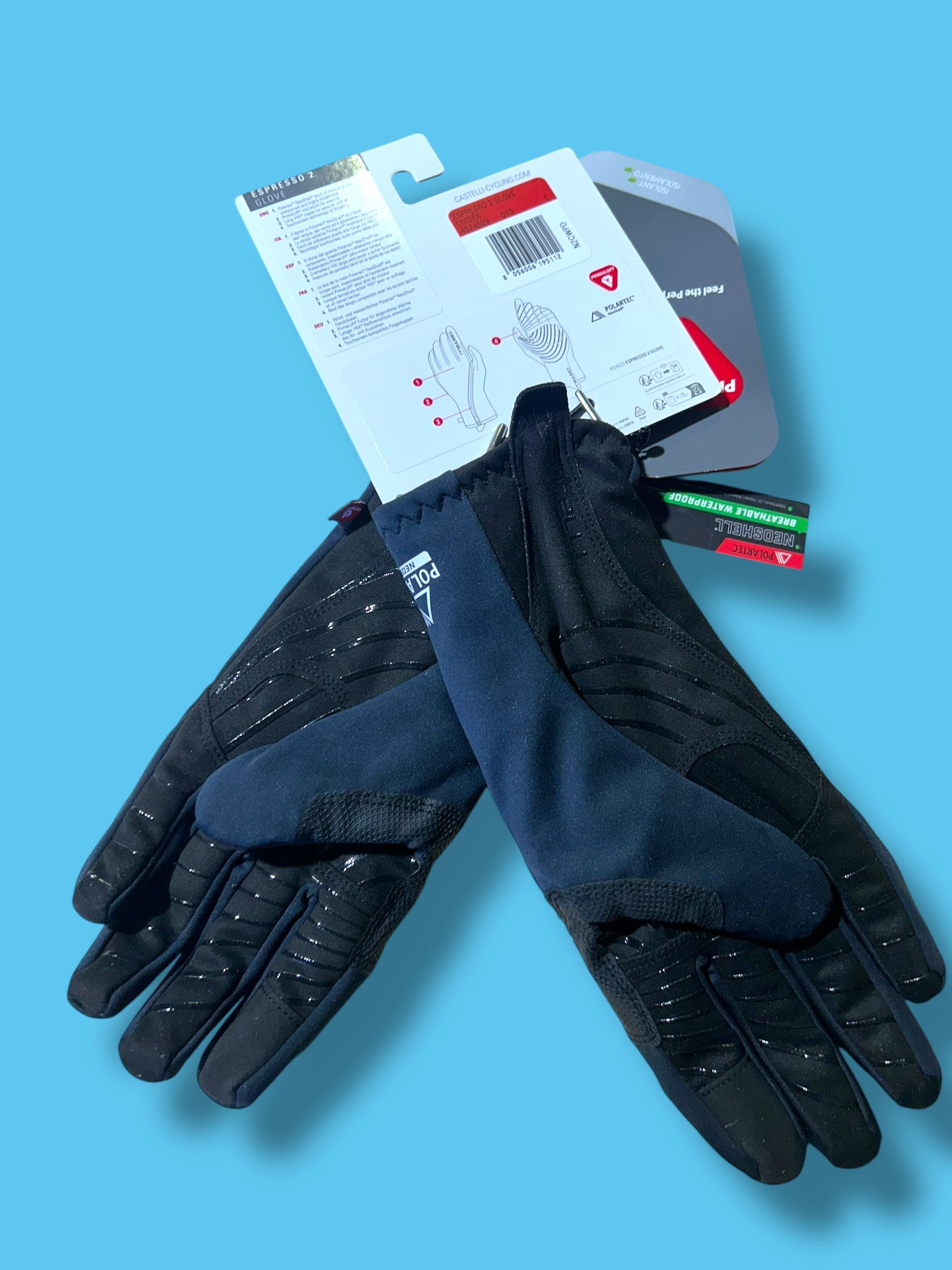 Espresso 2 Glove Winter Thermal Primaloft | Castelli | Soudal Quick-Step| Pro Cycling Kit